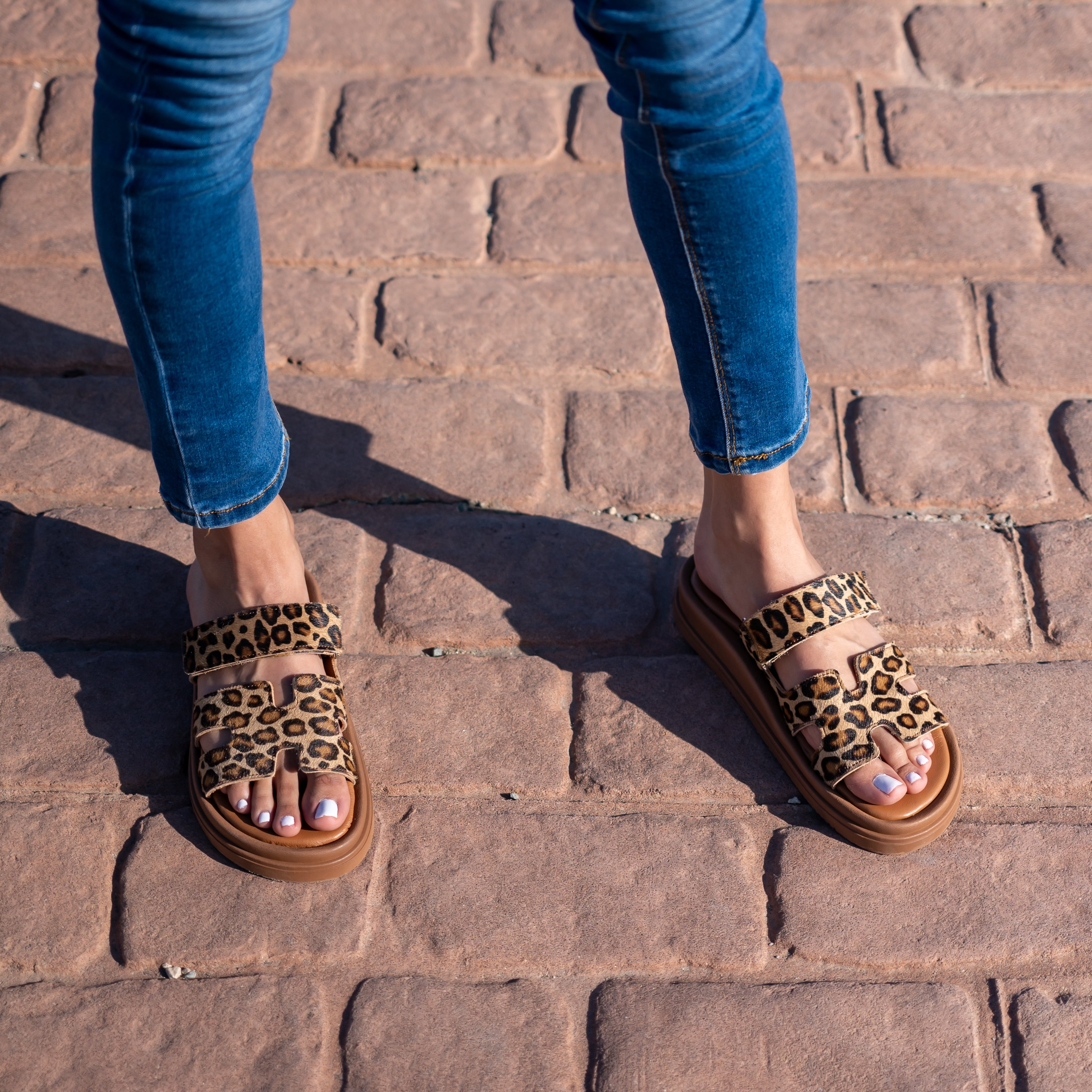 KIARA Strappy Slip-On Sandals