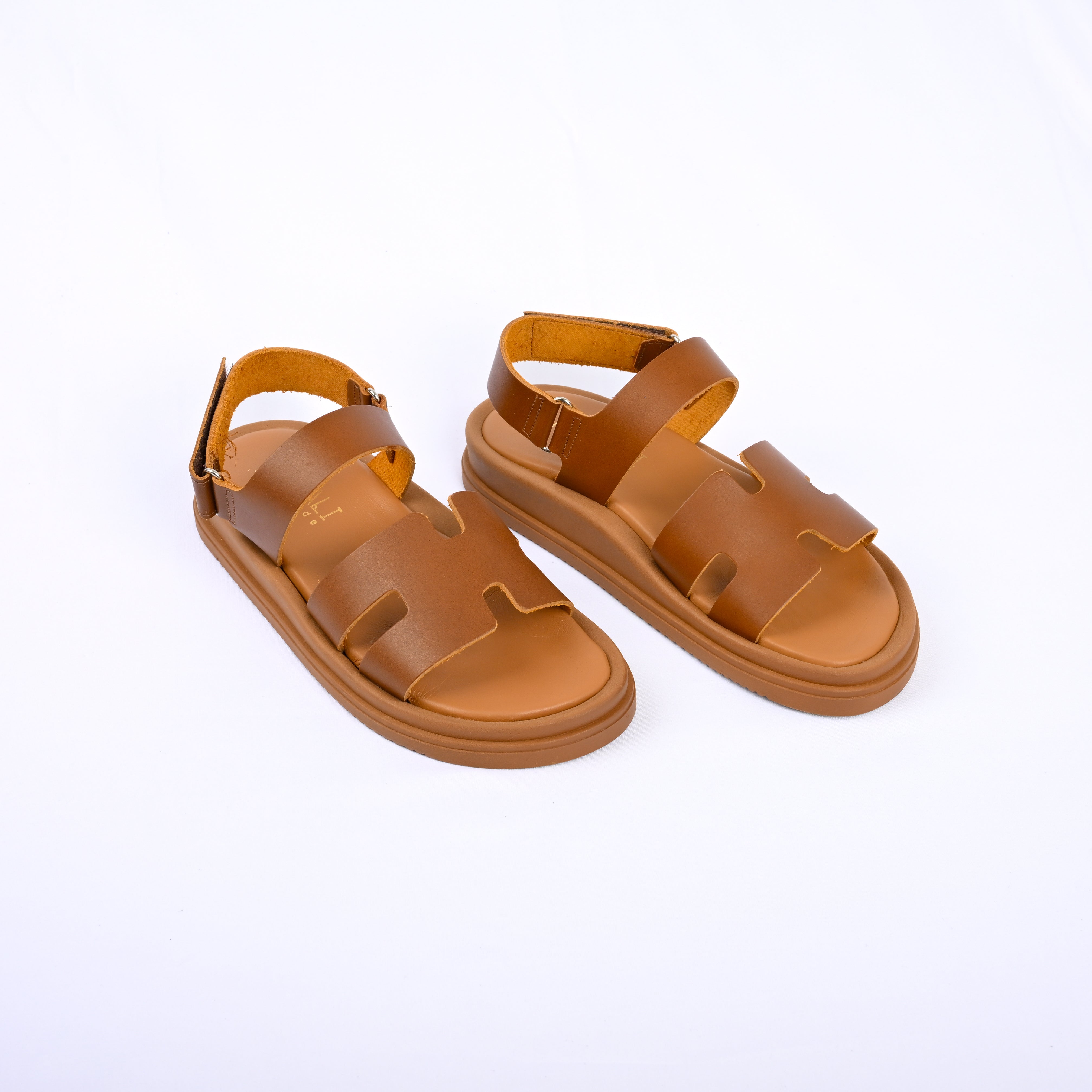 ELIANA Leather Strap Sandals