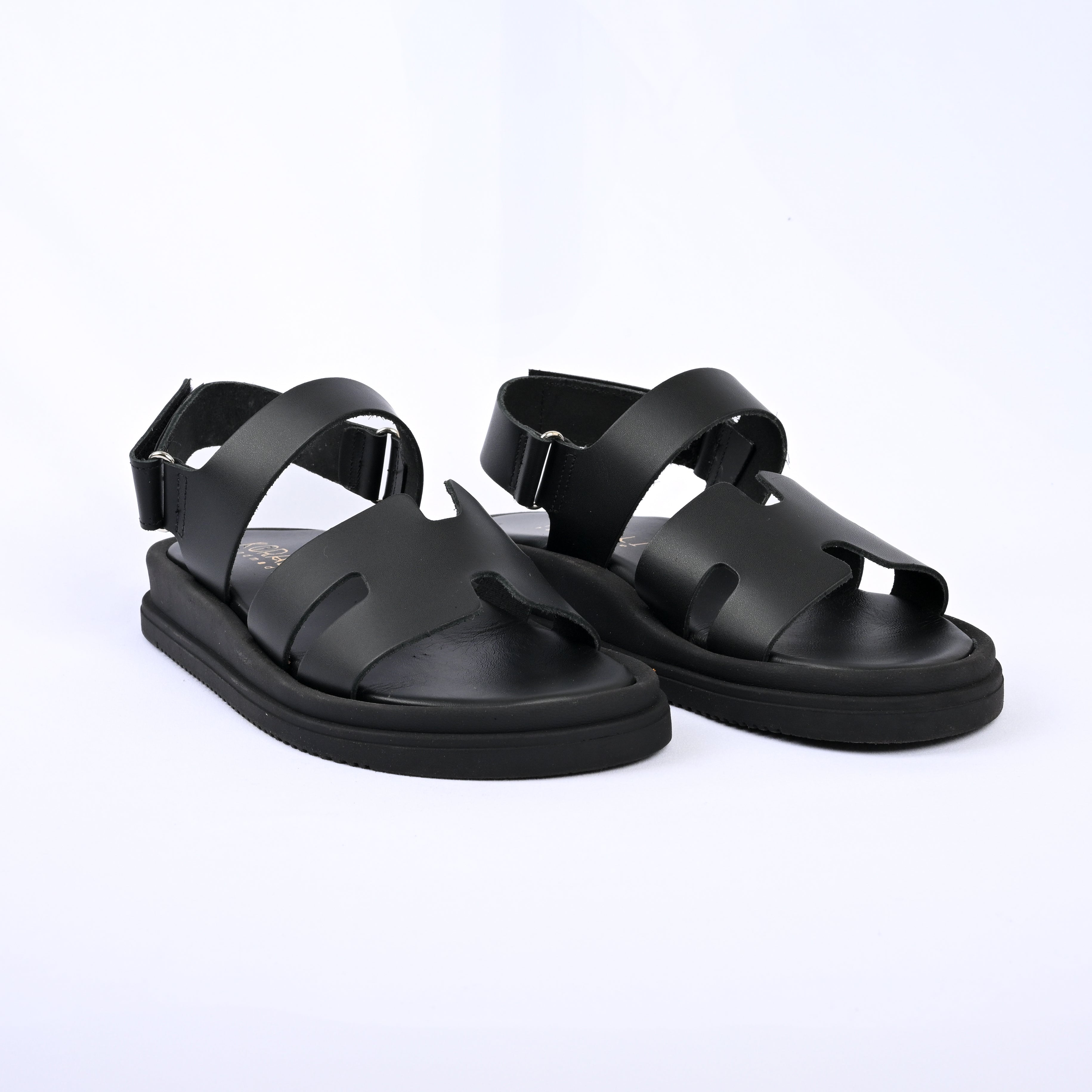 ELIANA Leather Strap Sandals