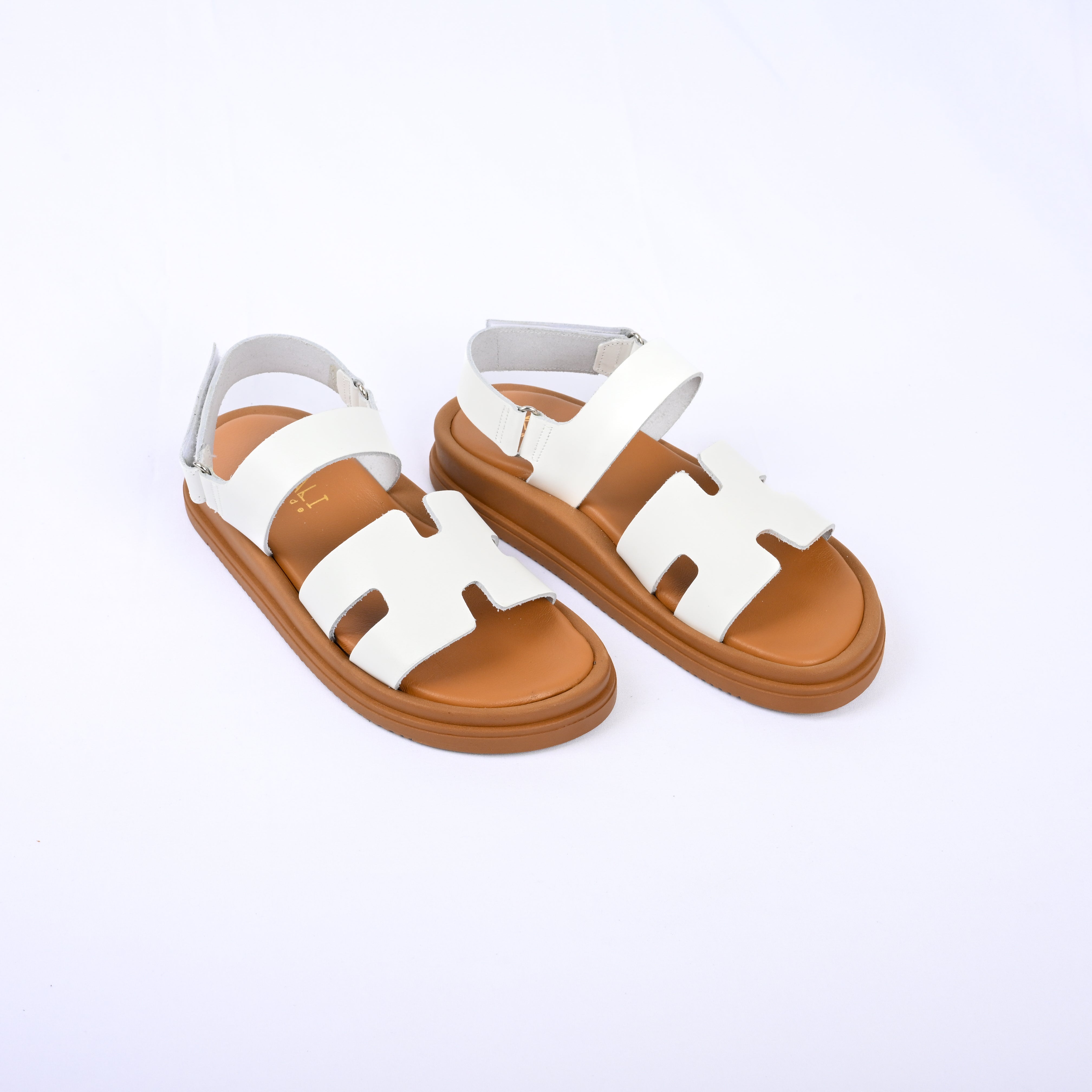 ELIANA Leather Strap Sandals