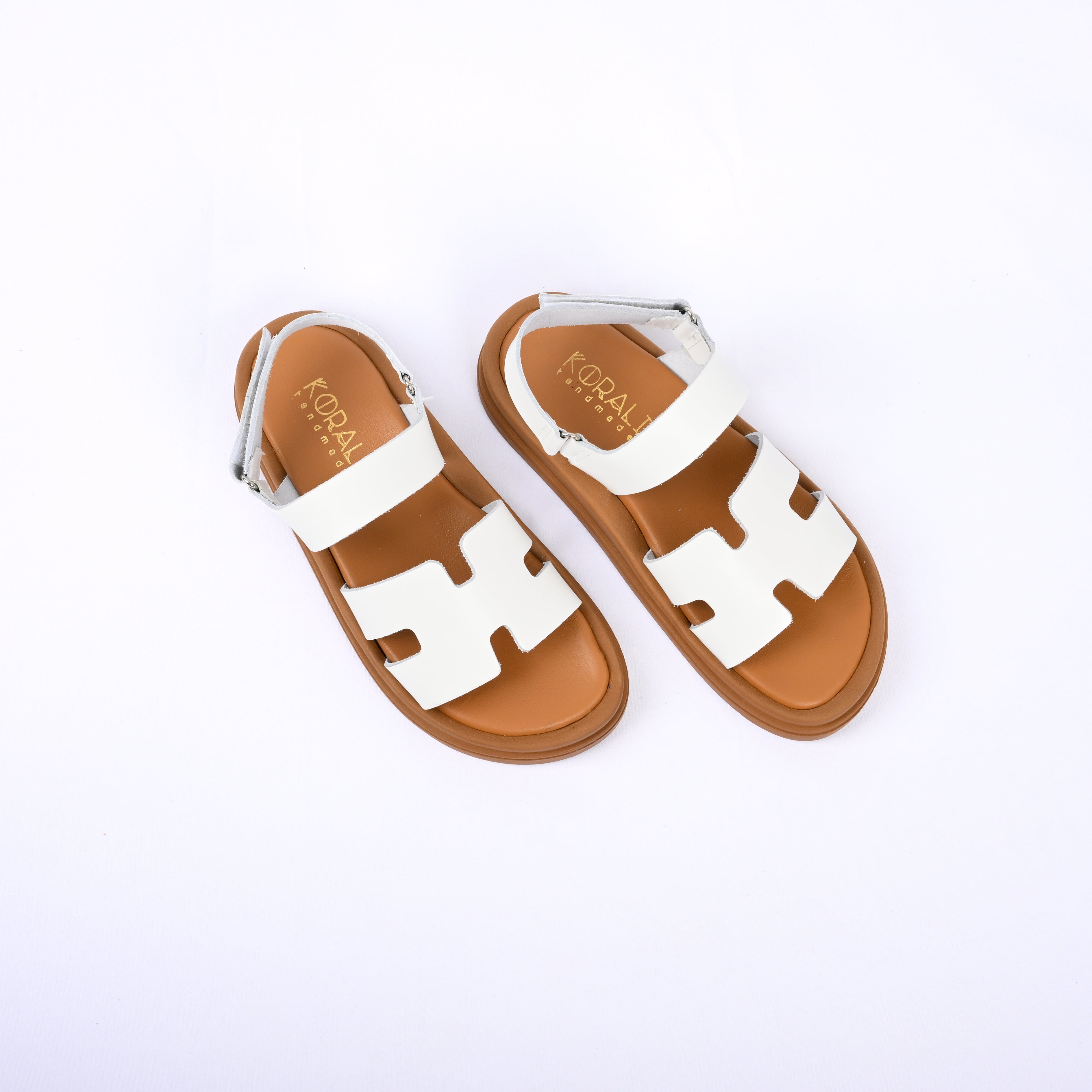 ELIANA Leather Strap Sandals
