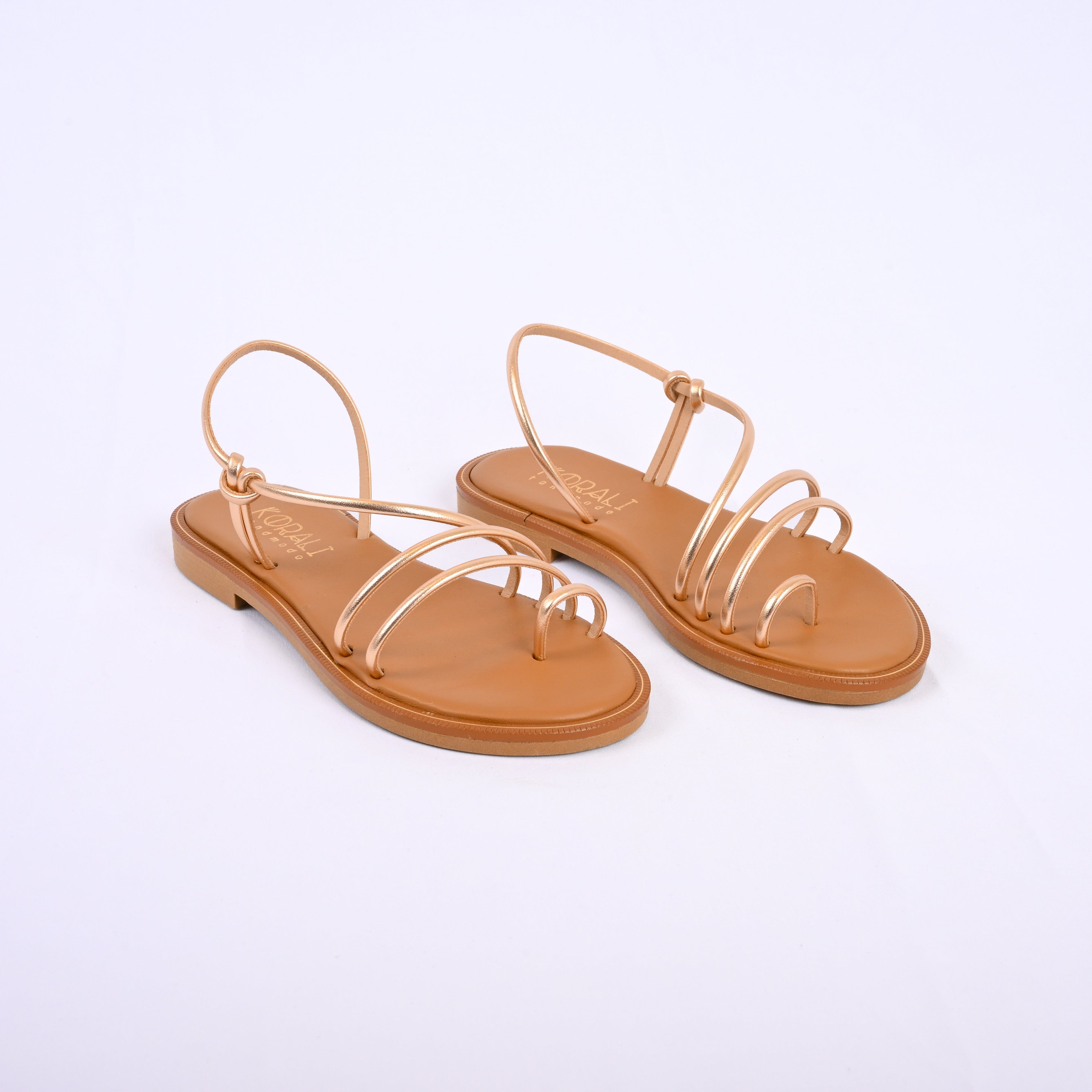 ANTHEMIS Multi-Strap Toe Loop Sandal