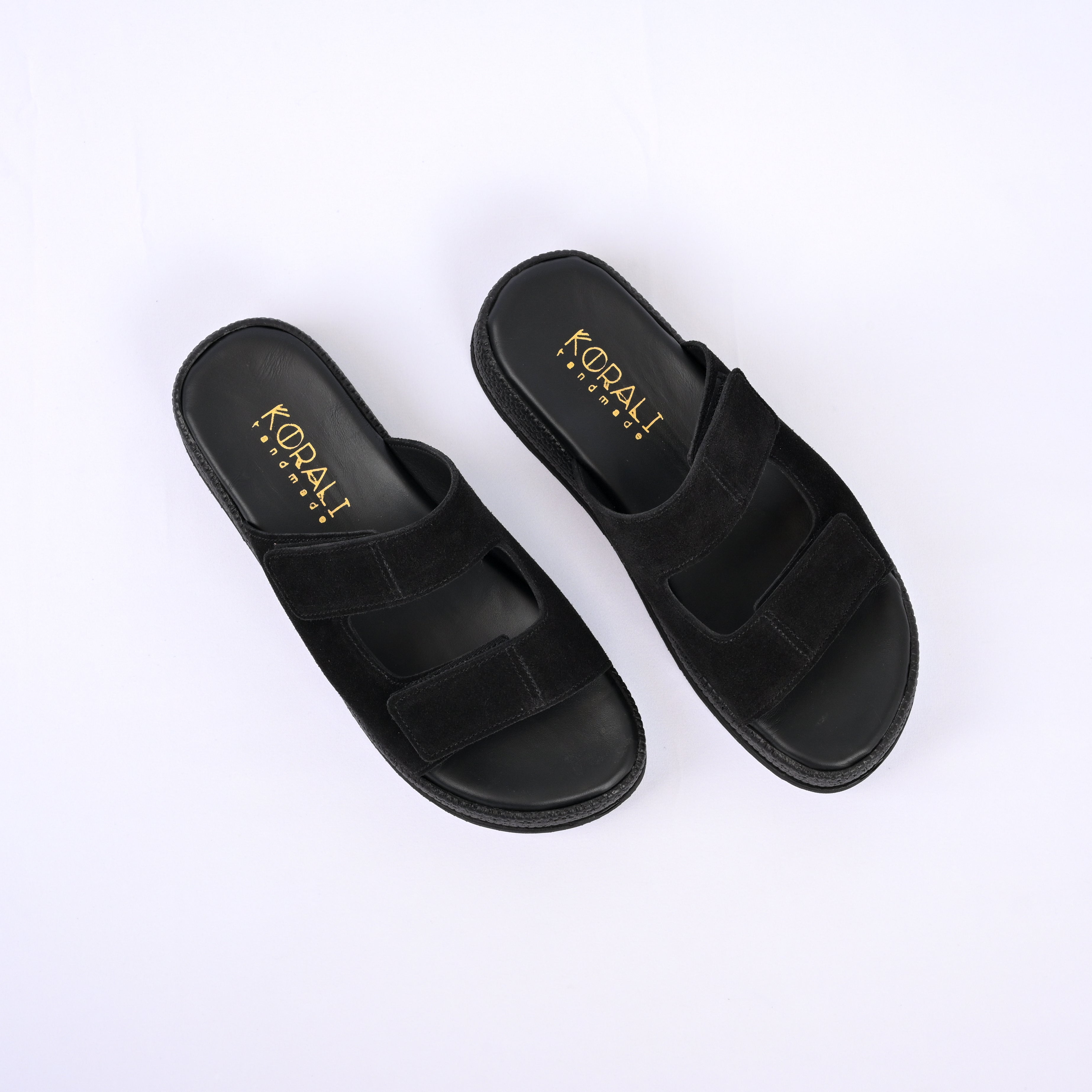 CHRYSIDA Suede Flatform with Adjustable Straps