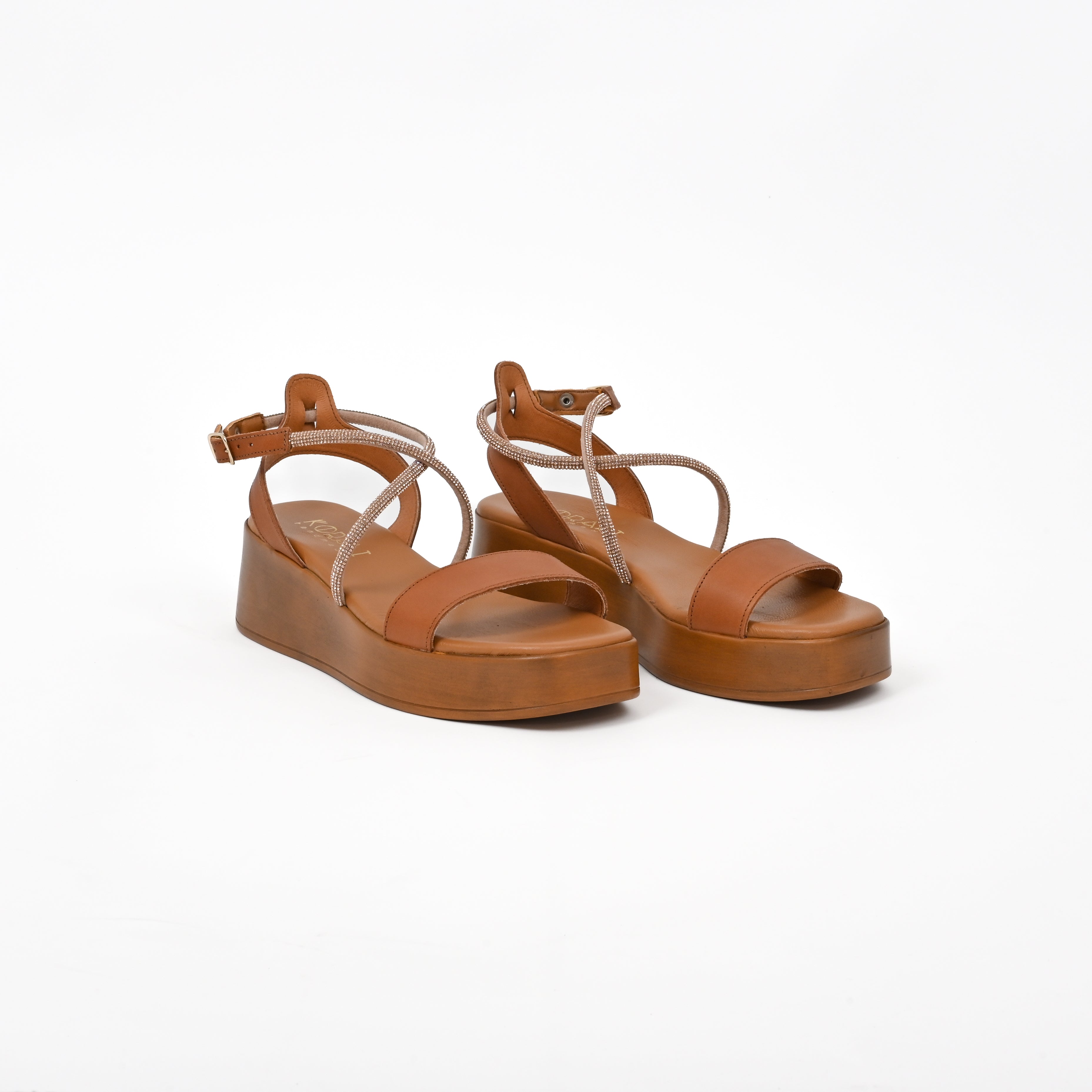 MALVINA Sparkly Flatform Sandals