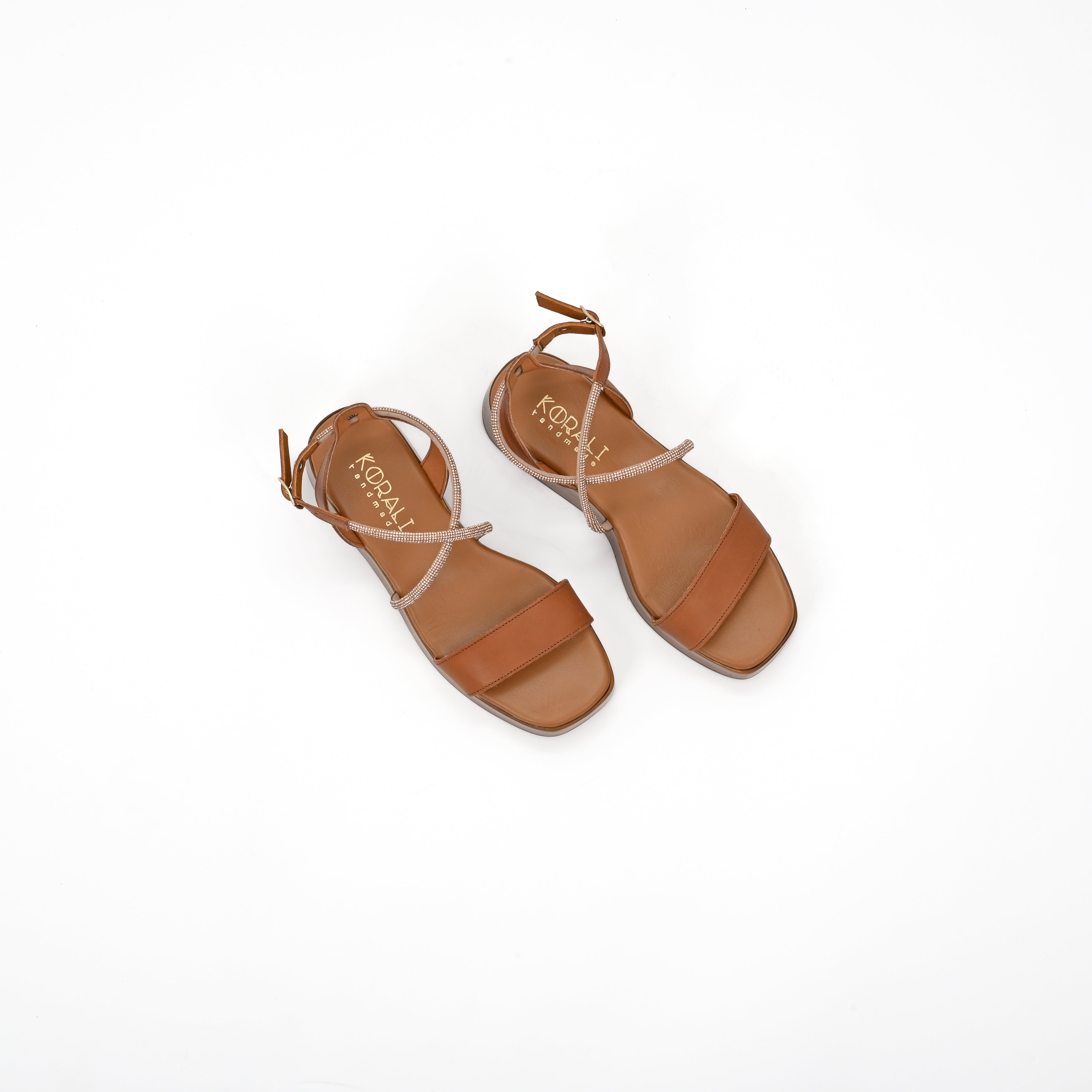 MALVINA Sparkly Flatform Sandals