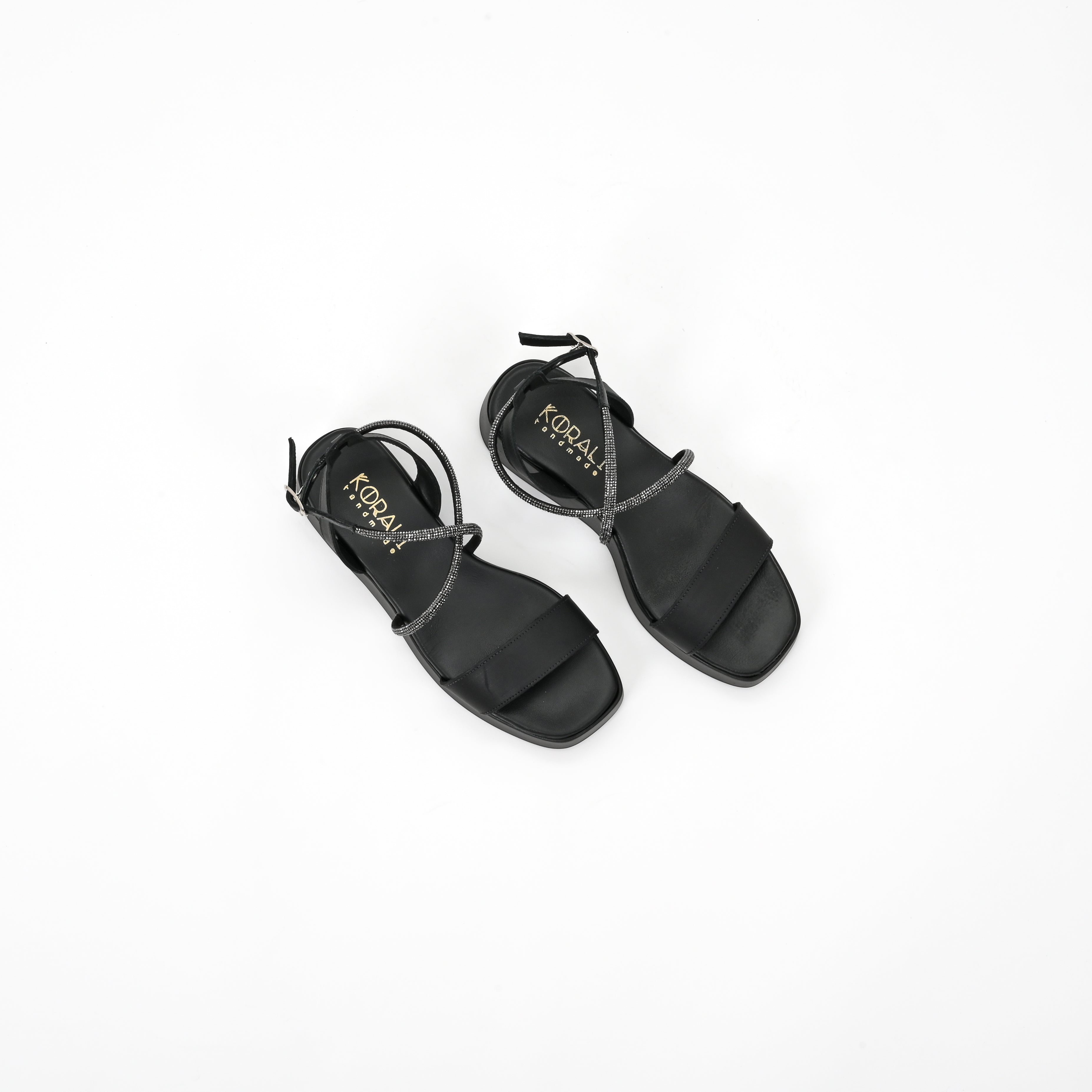 MALVINA Sparkly Flatform Sandals