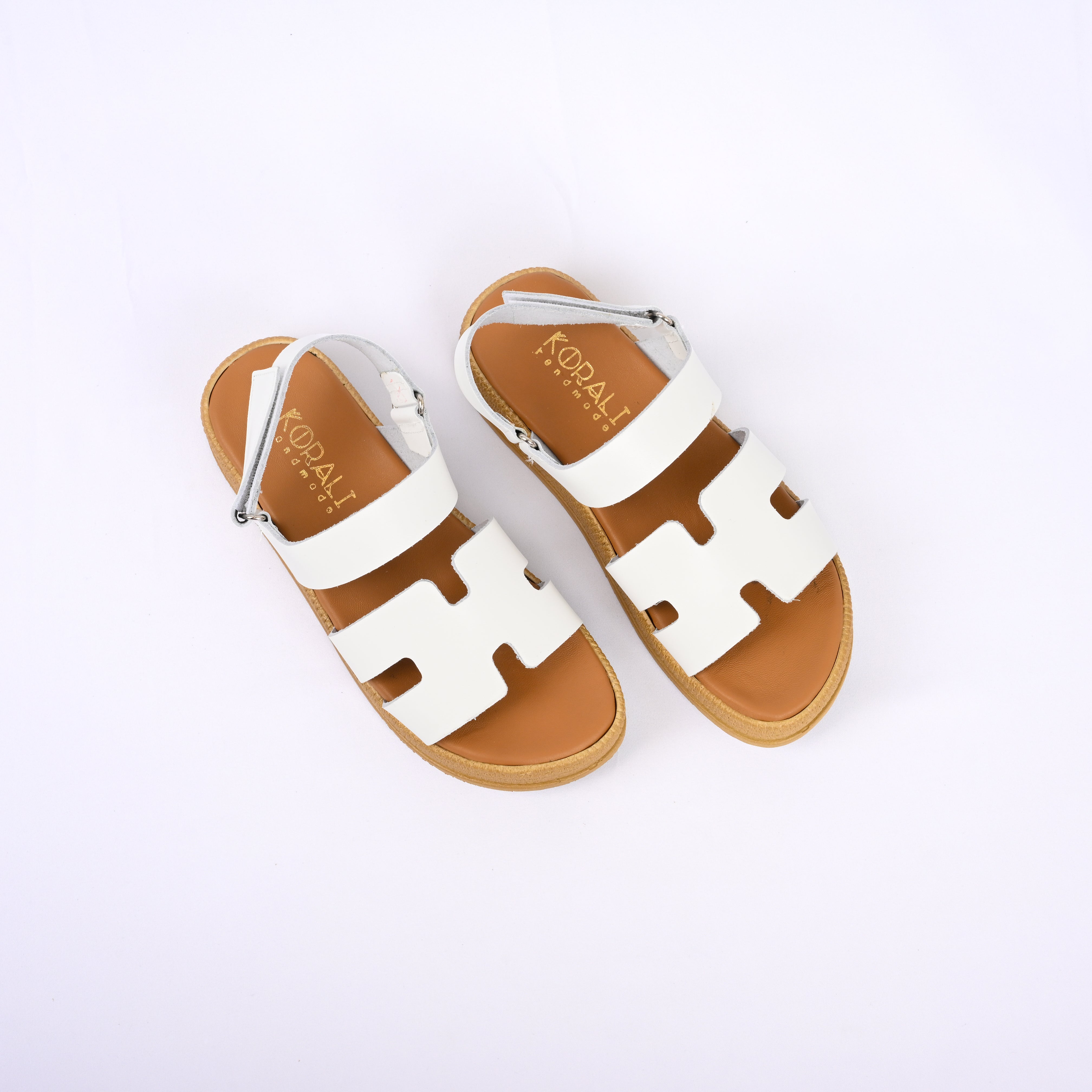 KORALIA Leather Flatform with Espadrille Sole