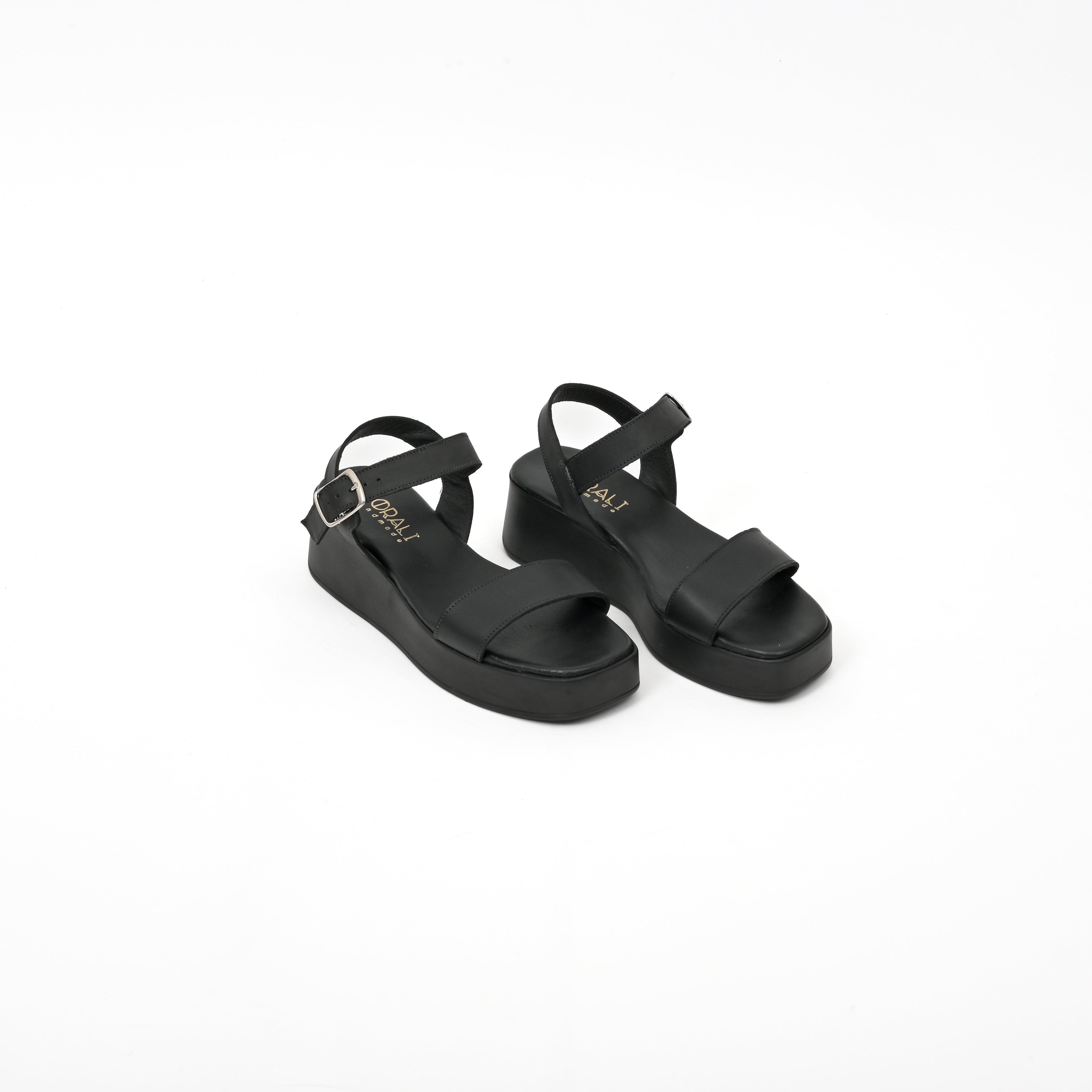 ARETI Leather Platform Sandals