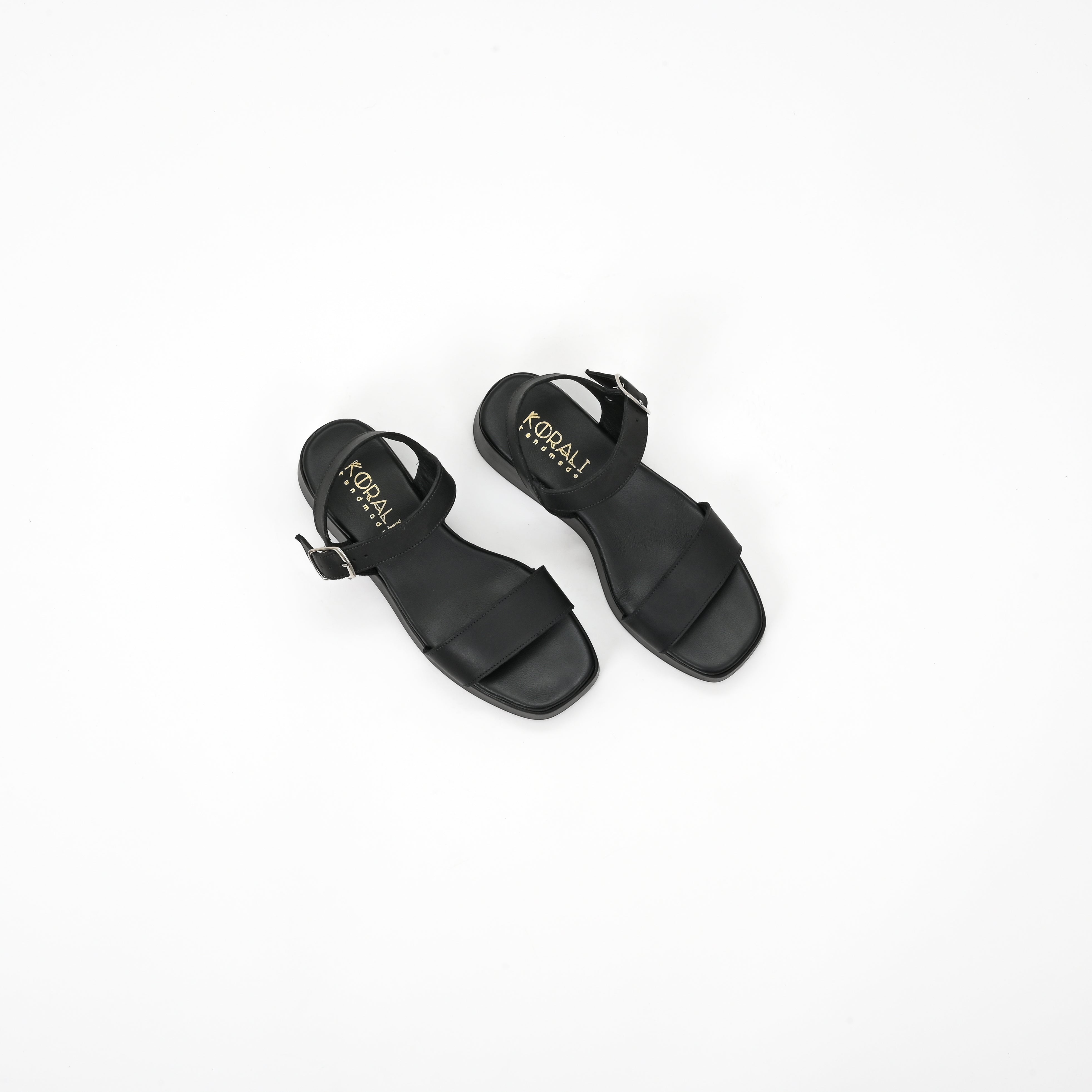ARETI Leather Platform Sandals