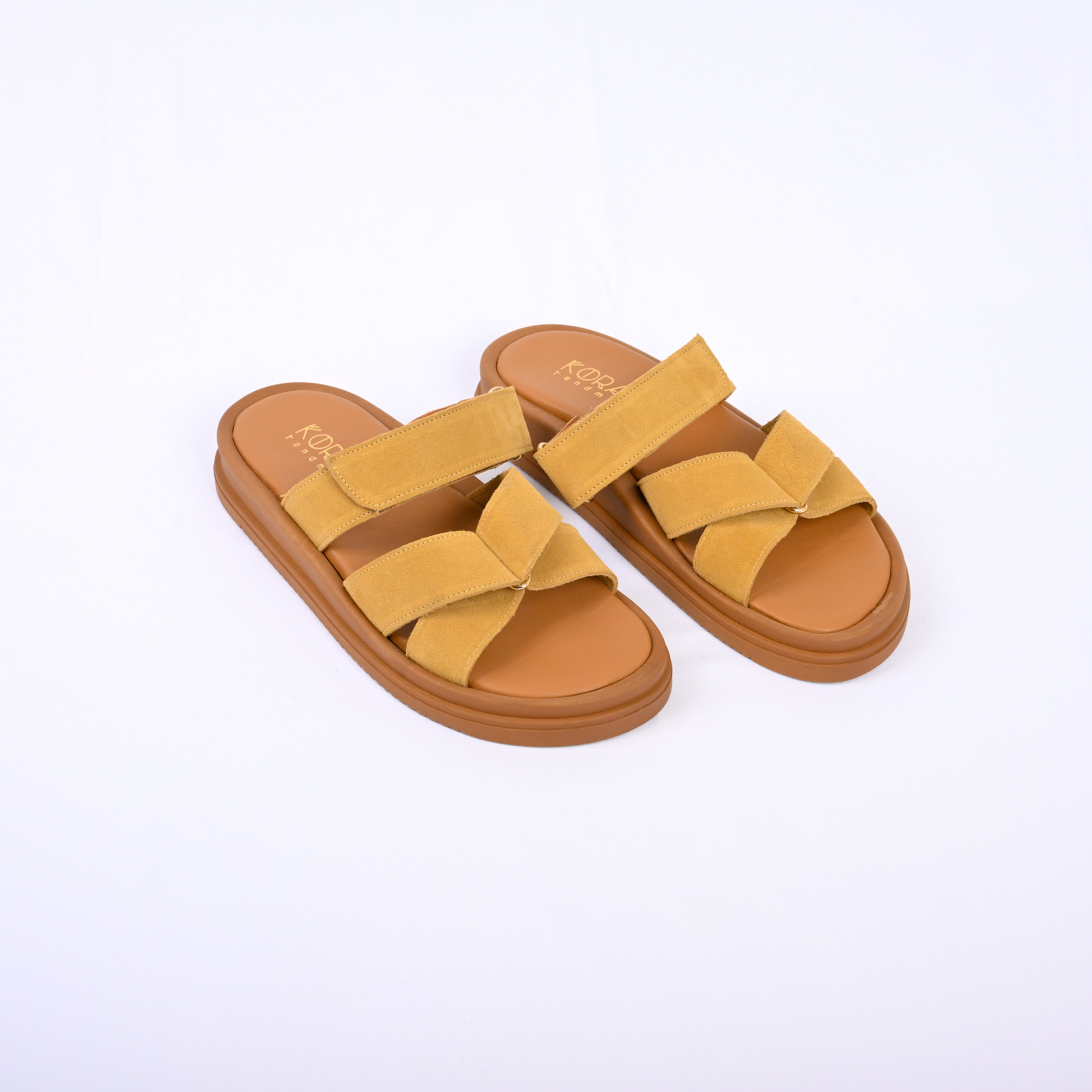 CHLOE Butterfly Strap Suede Slides