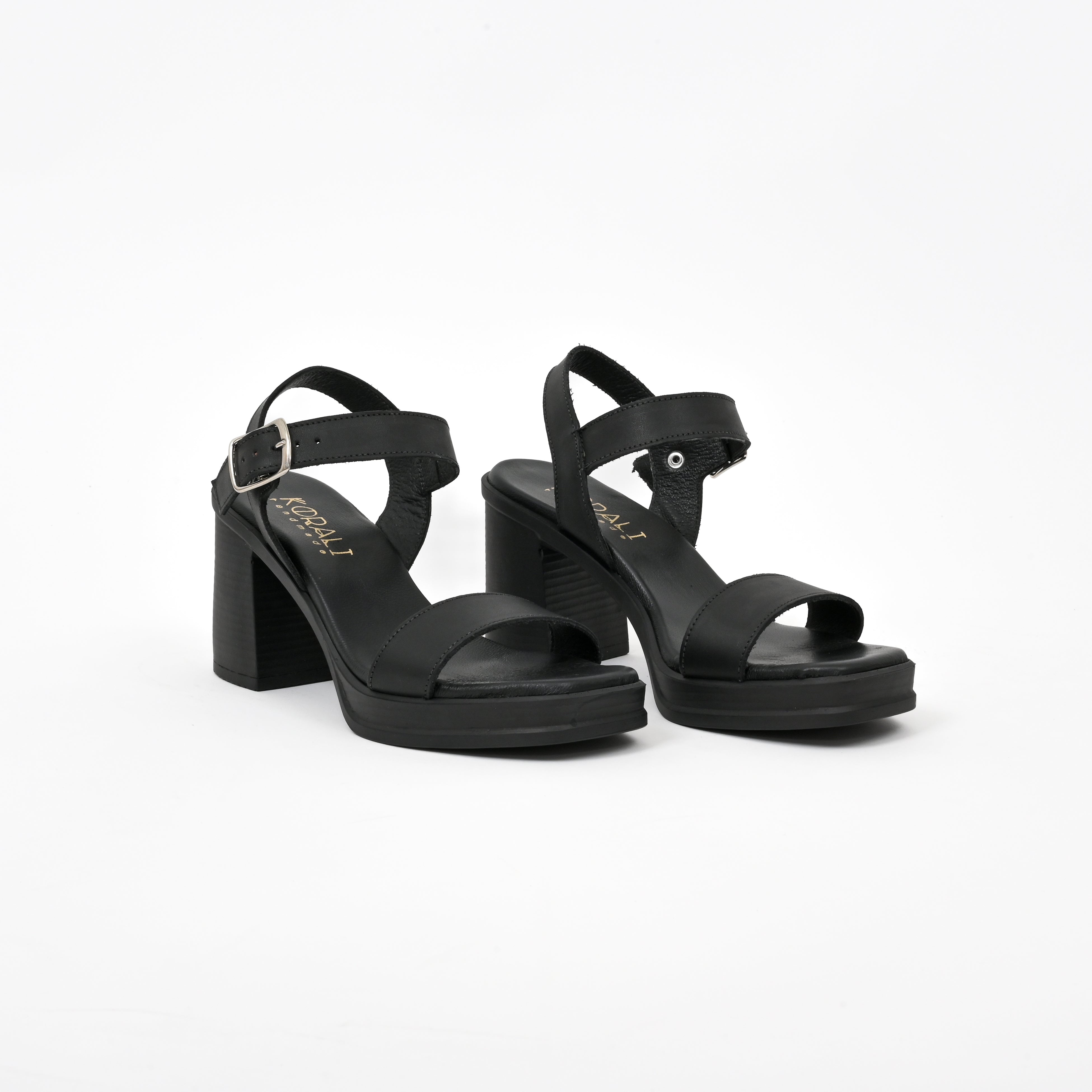 CAROLINA Block Heel Sandals