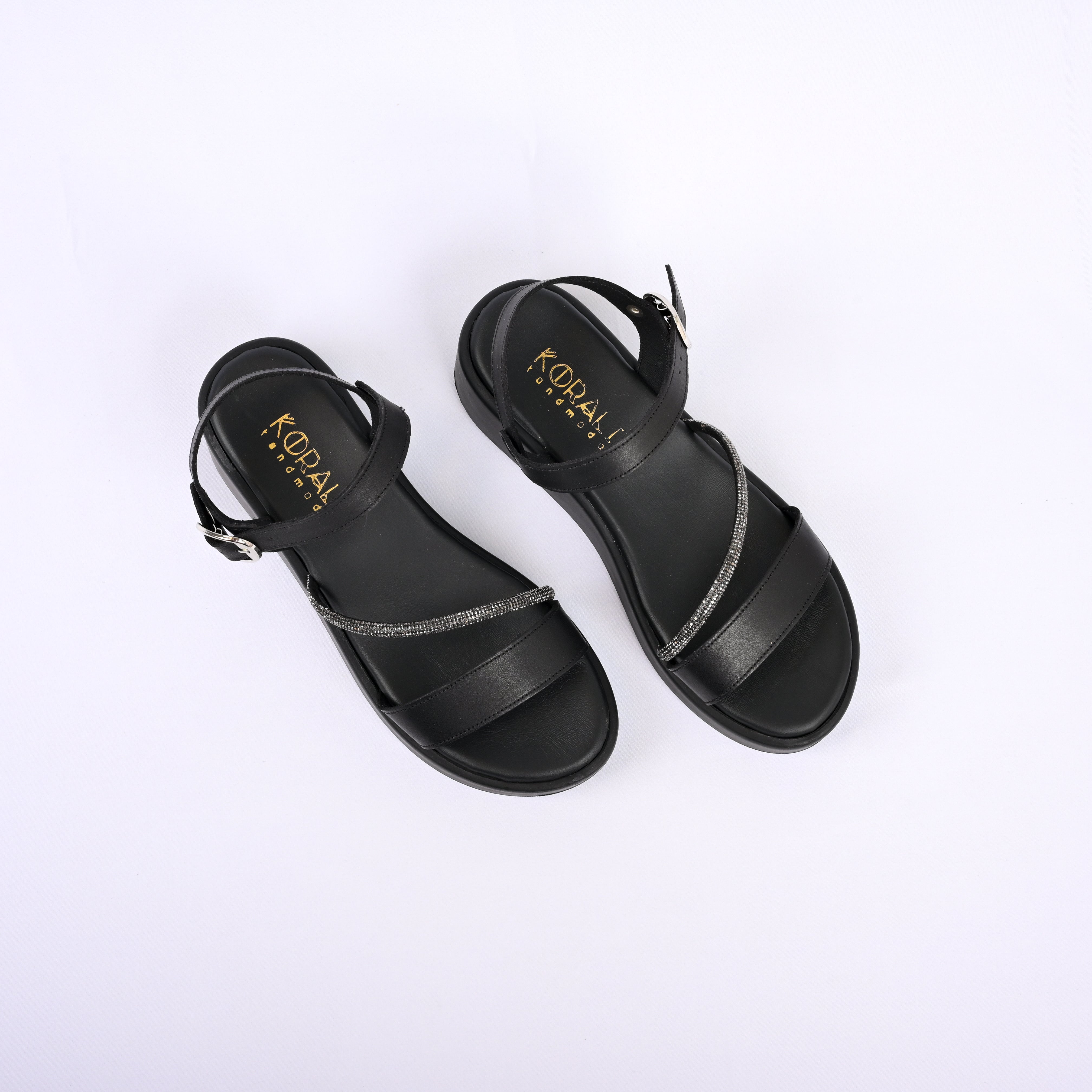 MARITINA Embellished Platform Strap Sandals
