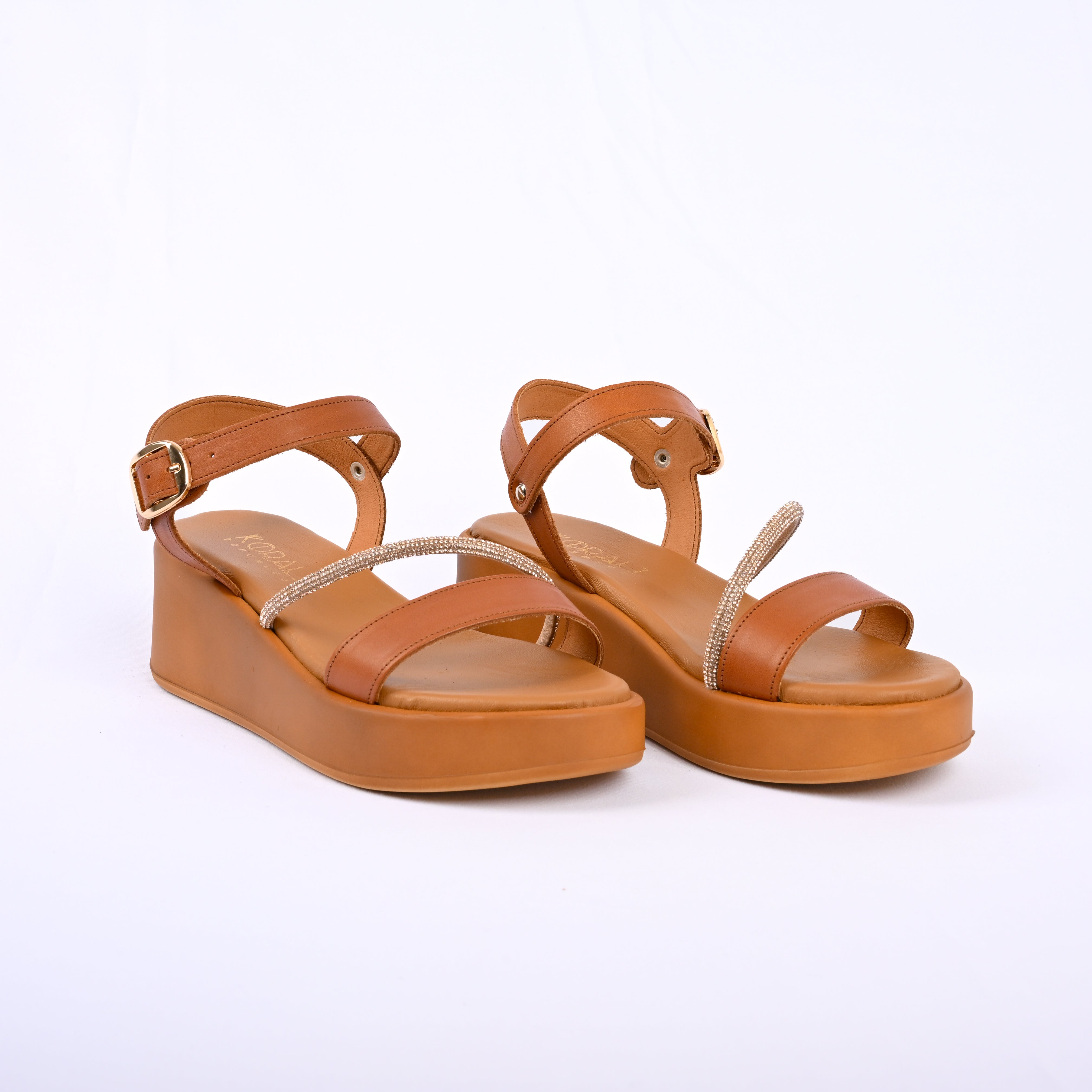 MARITINA Embellished Platform Strap Sandals