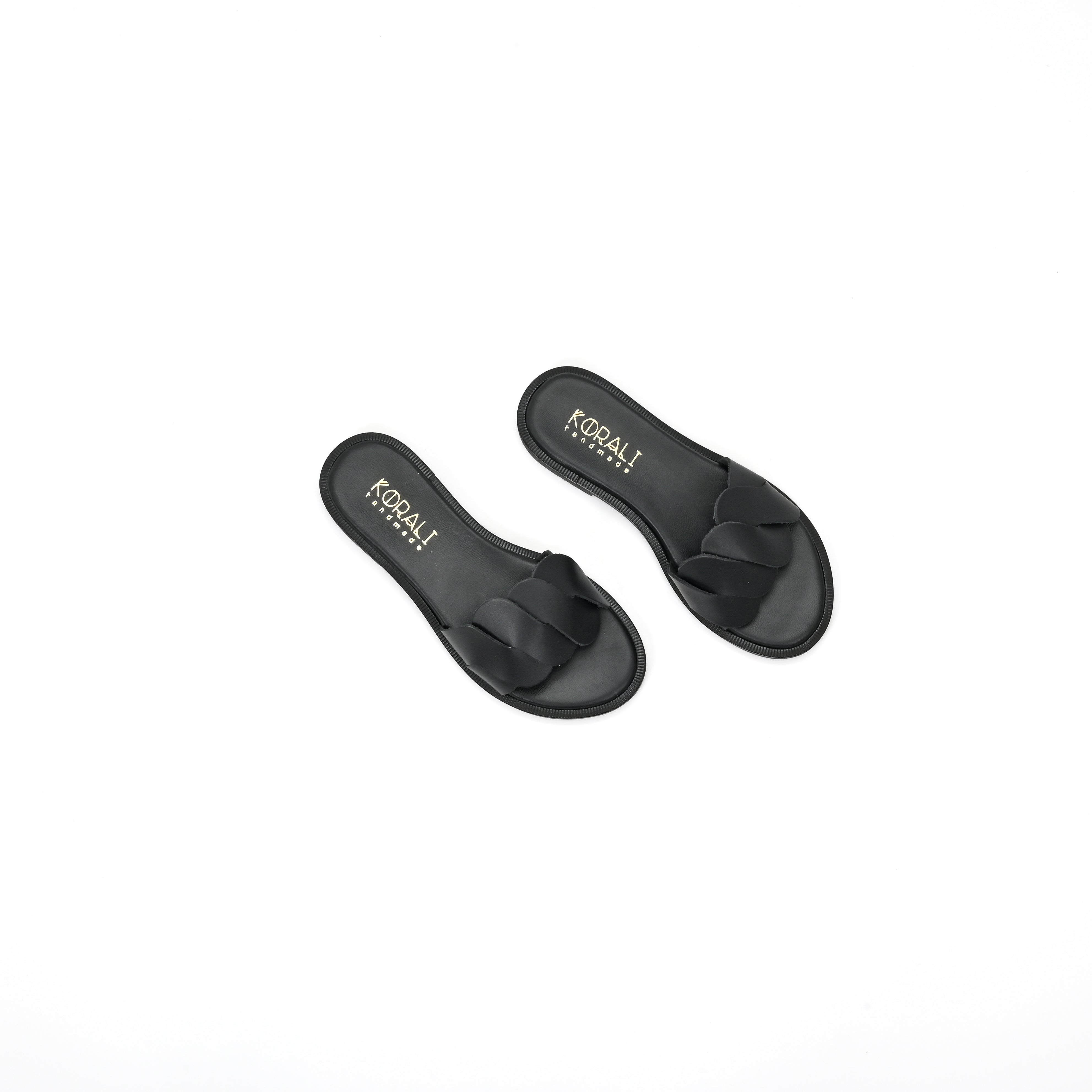 IRMA Flat Sandals with Asymmetric Strap