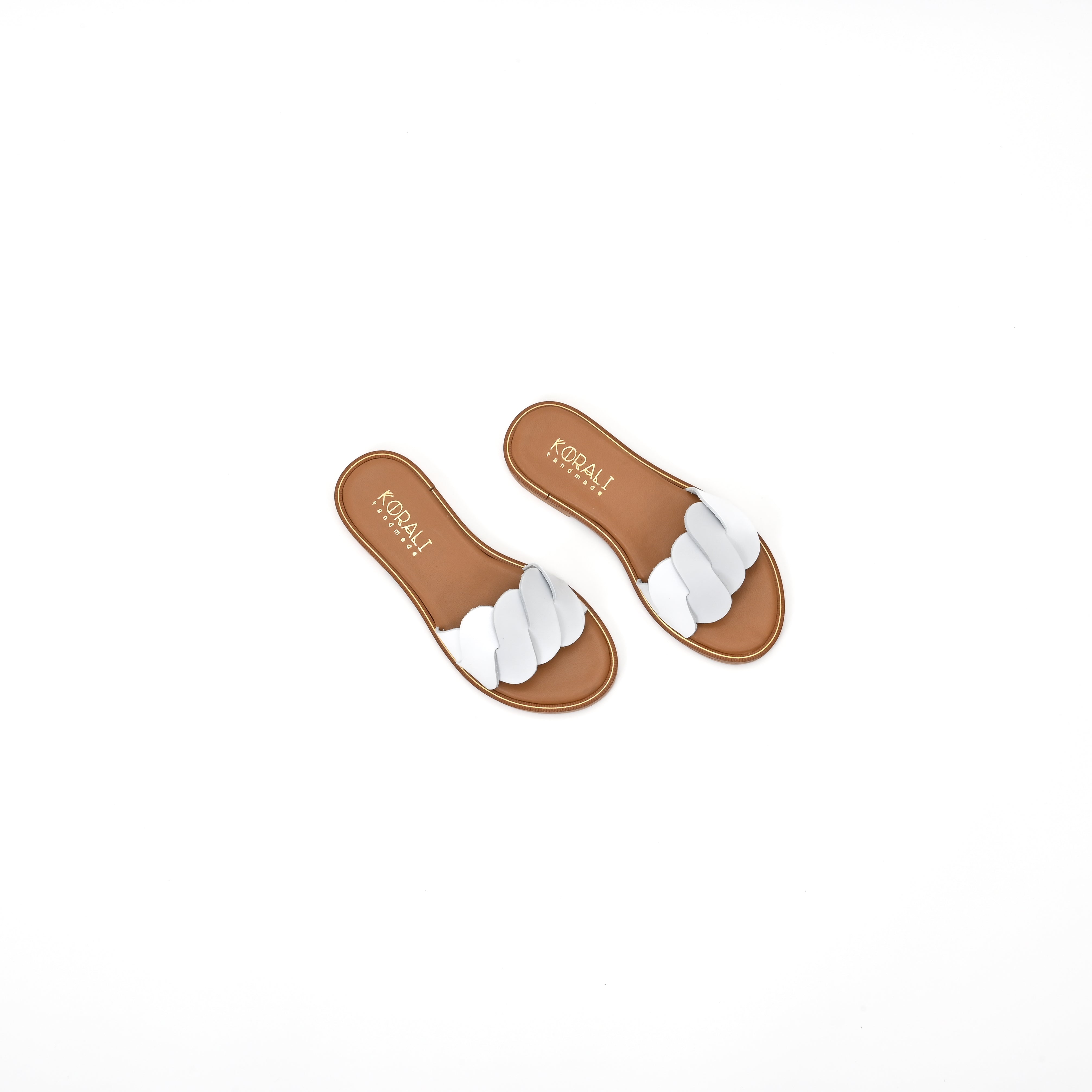 IRMA Flat Sandals with Asymmetric Strap