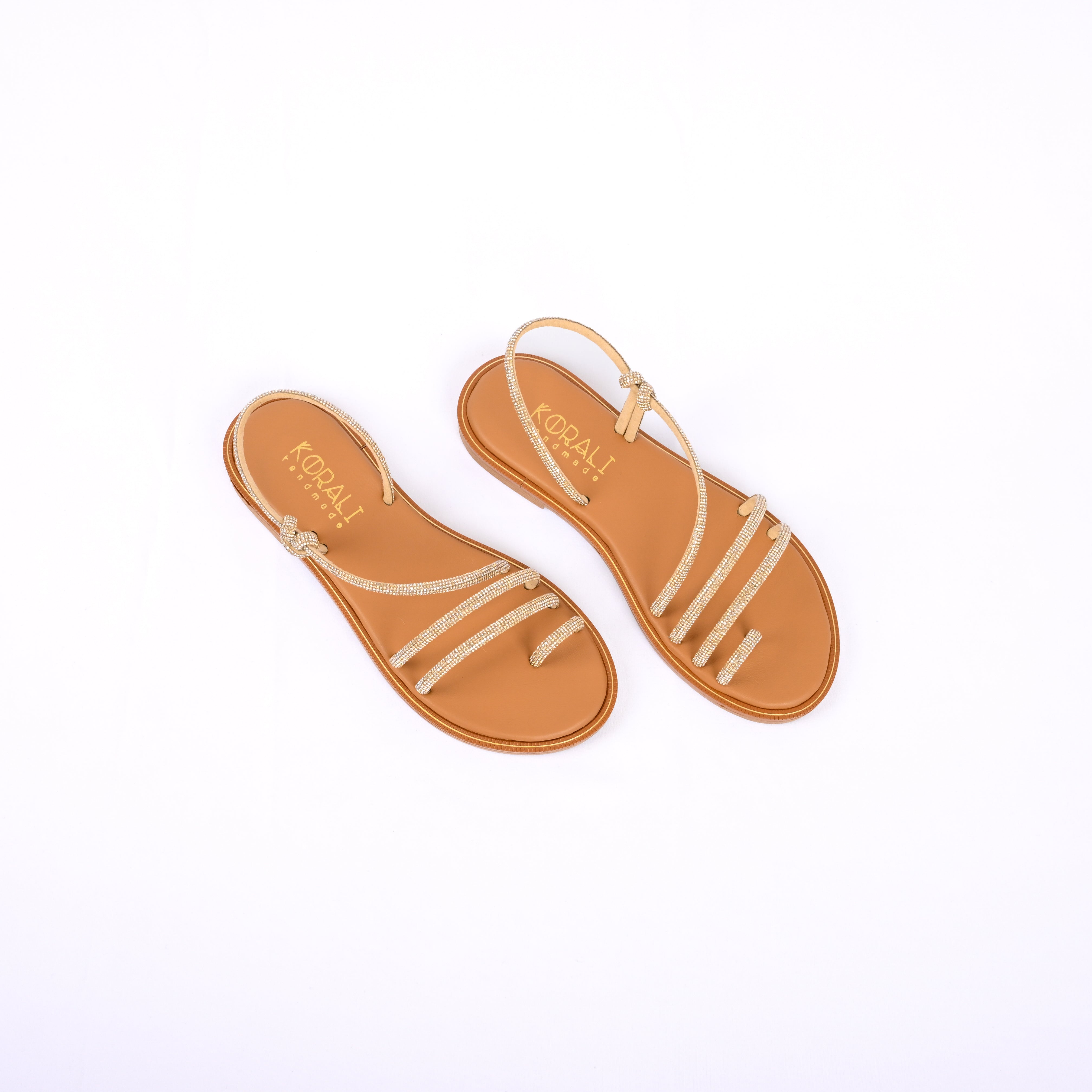 MARIA Leather Slip-On Sandals