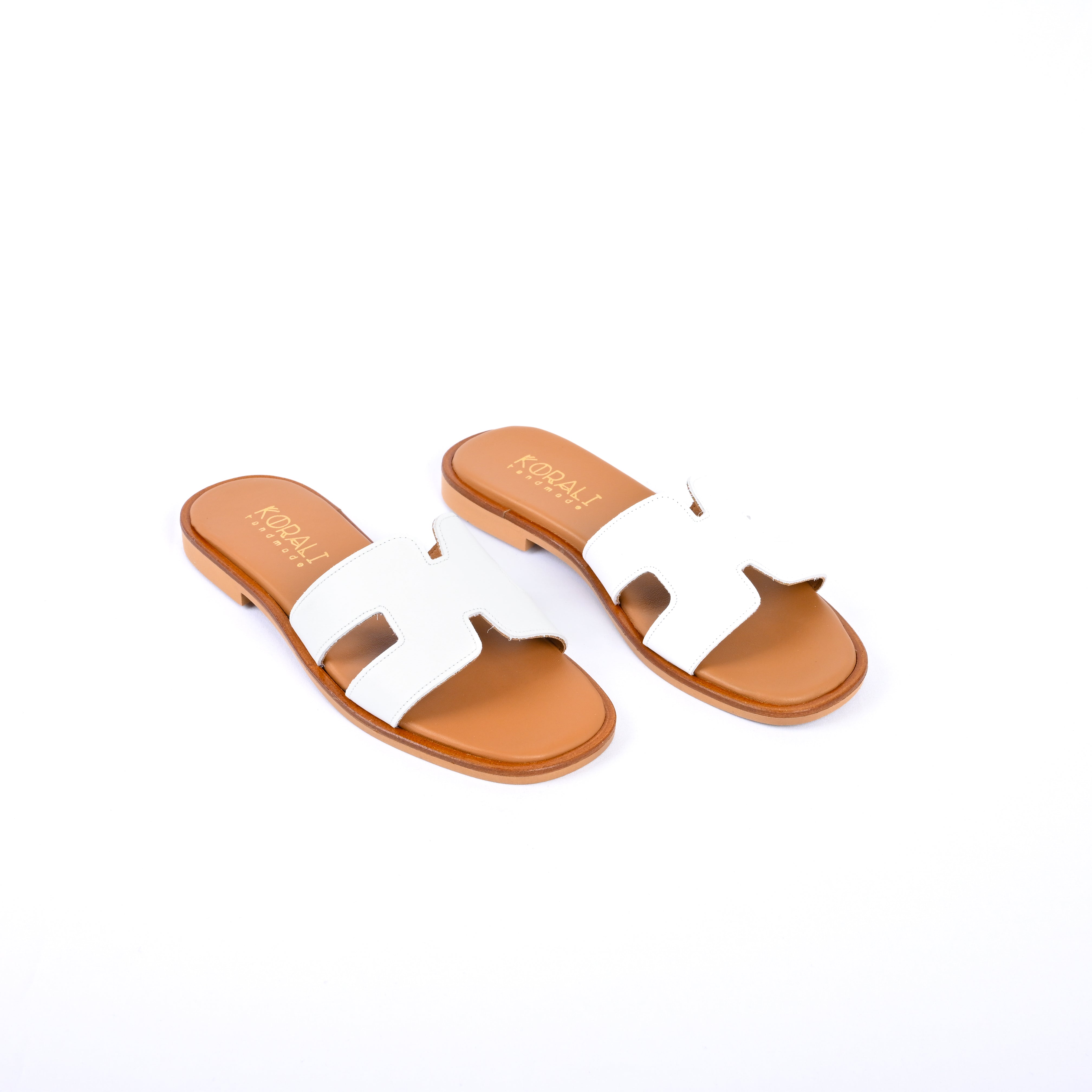 ALCYONE Minimalist Cutout Slip-On Sandals
