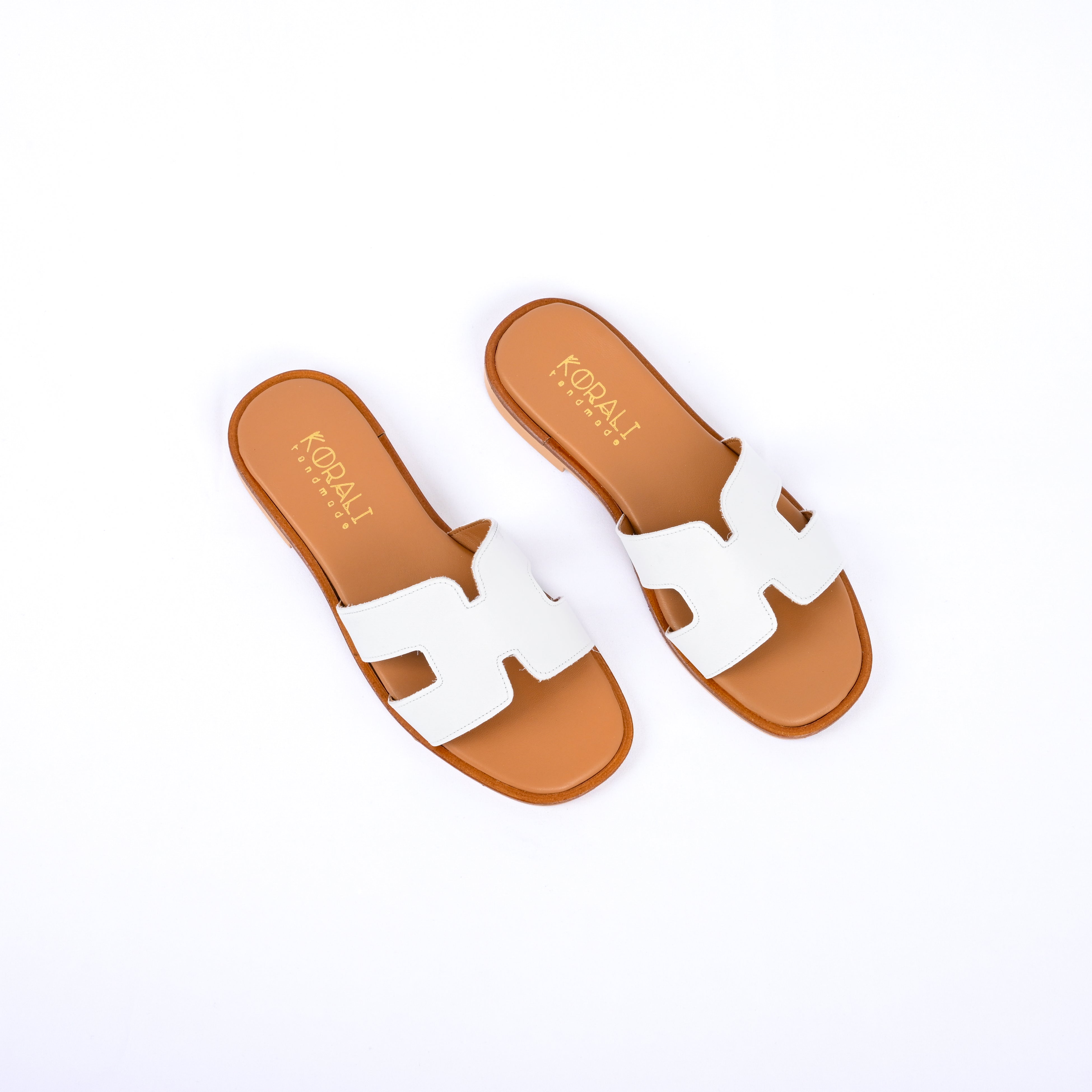 ALCYONE Minimalist Cutout Slip-On Sandals