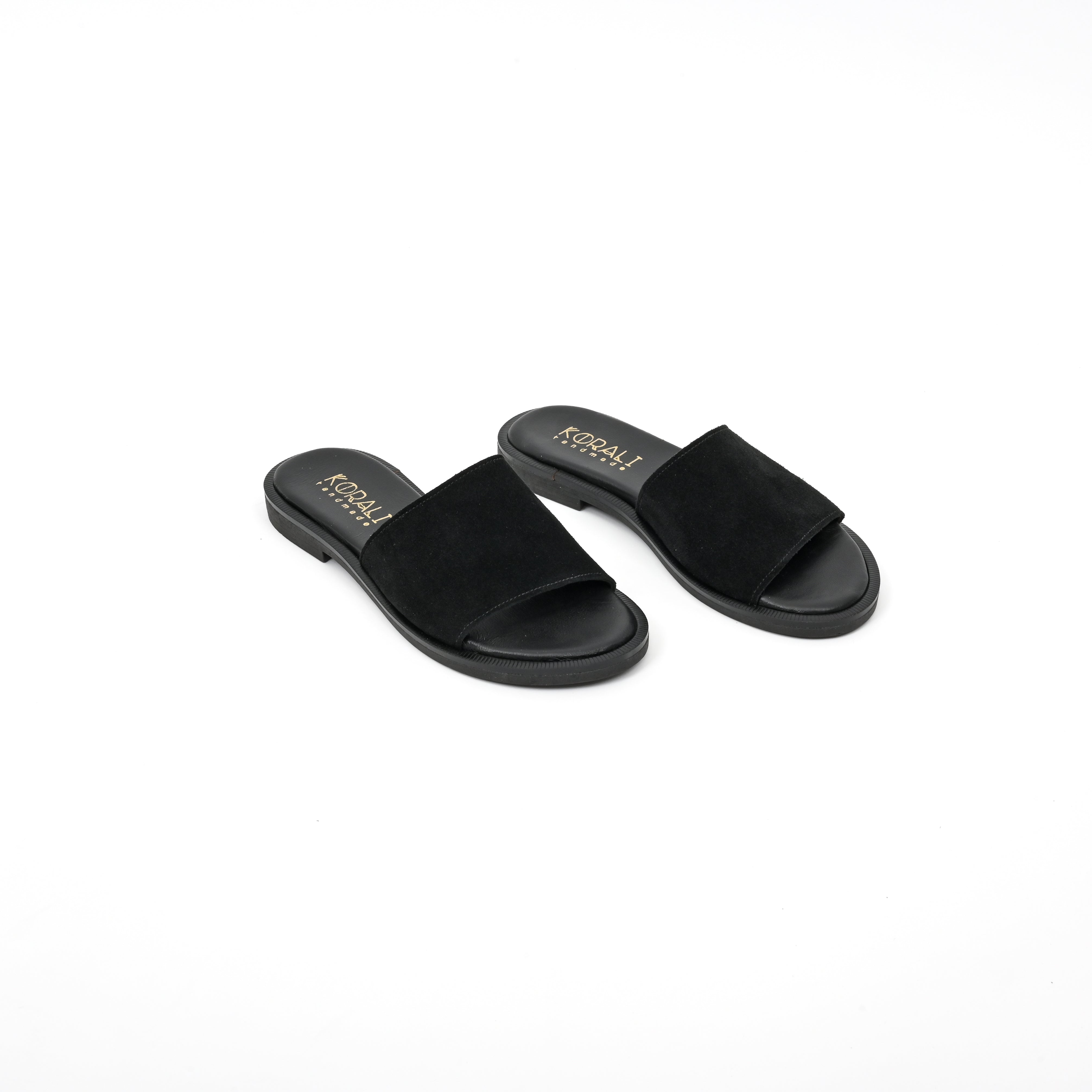 MYRTO Slip-On Suede Sandals