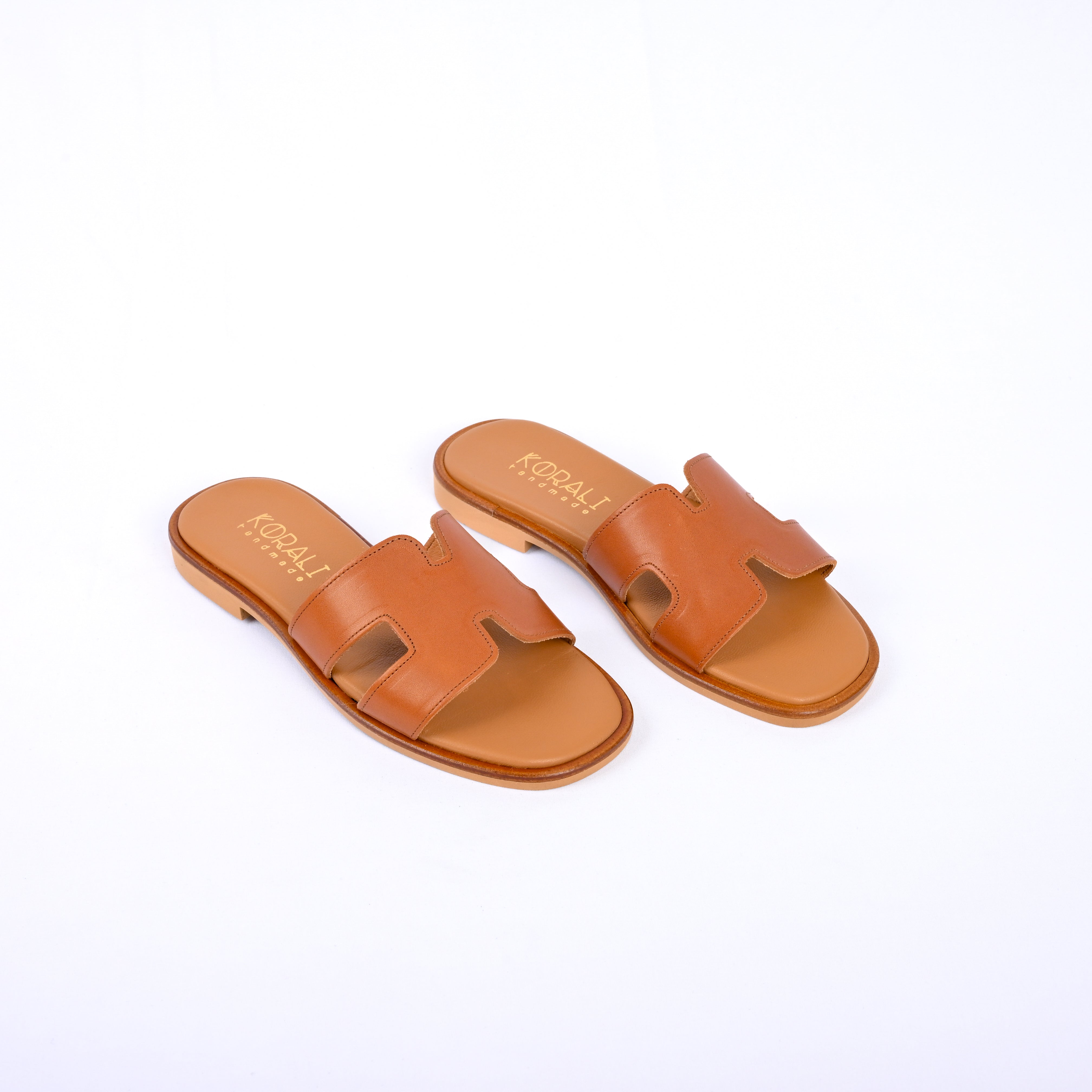 ALCYONE Minimalist Cutout Slip-On Sandals
