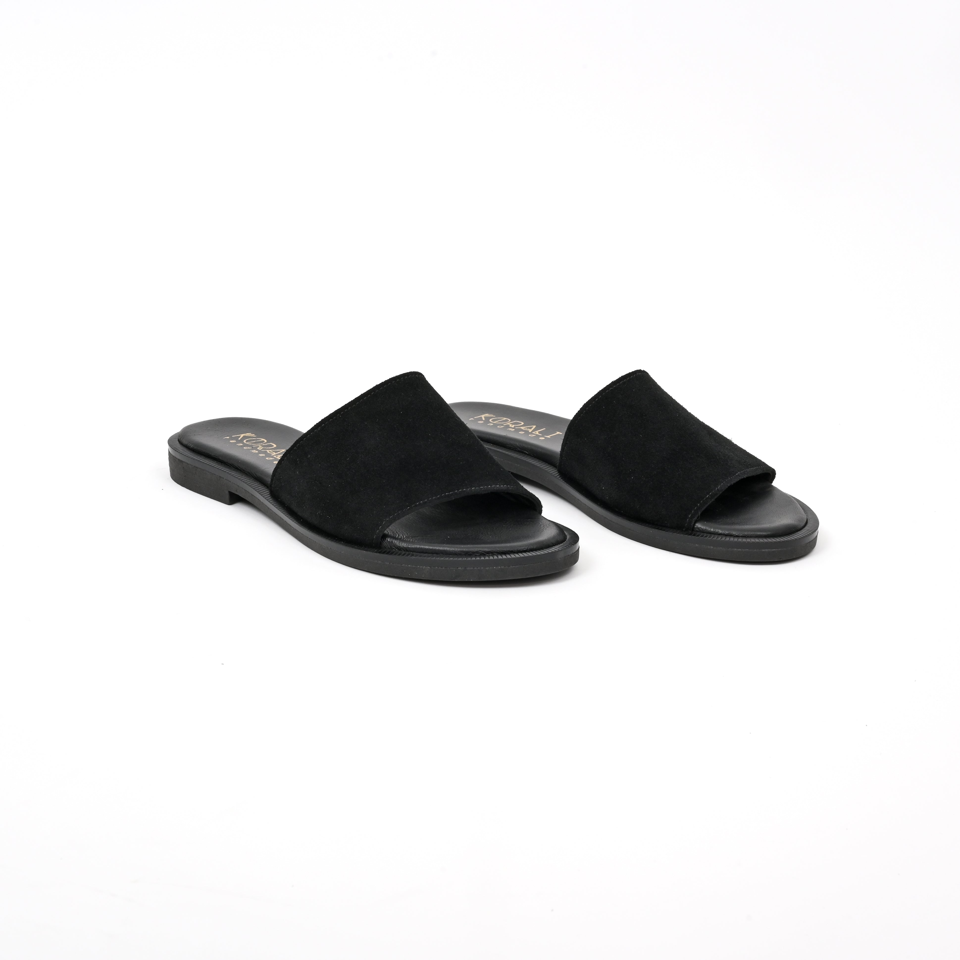 MYRTO Slip-On Suede Sandals