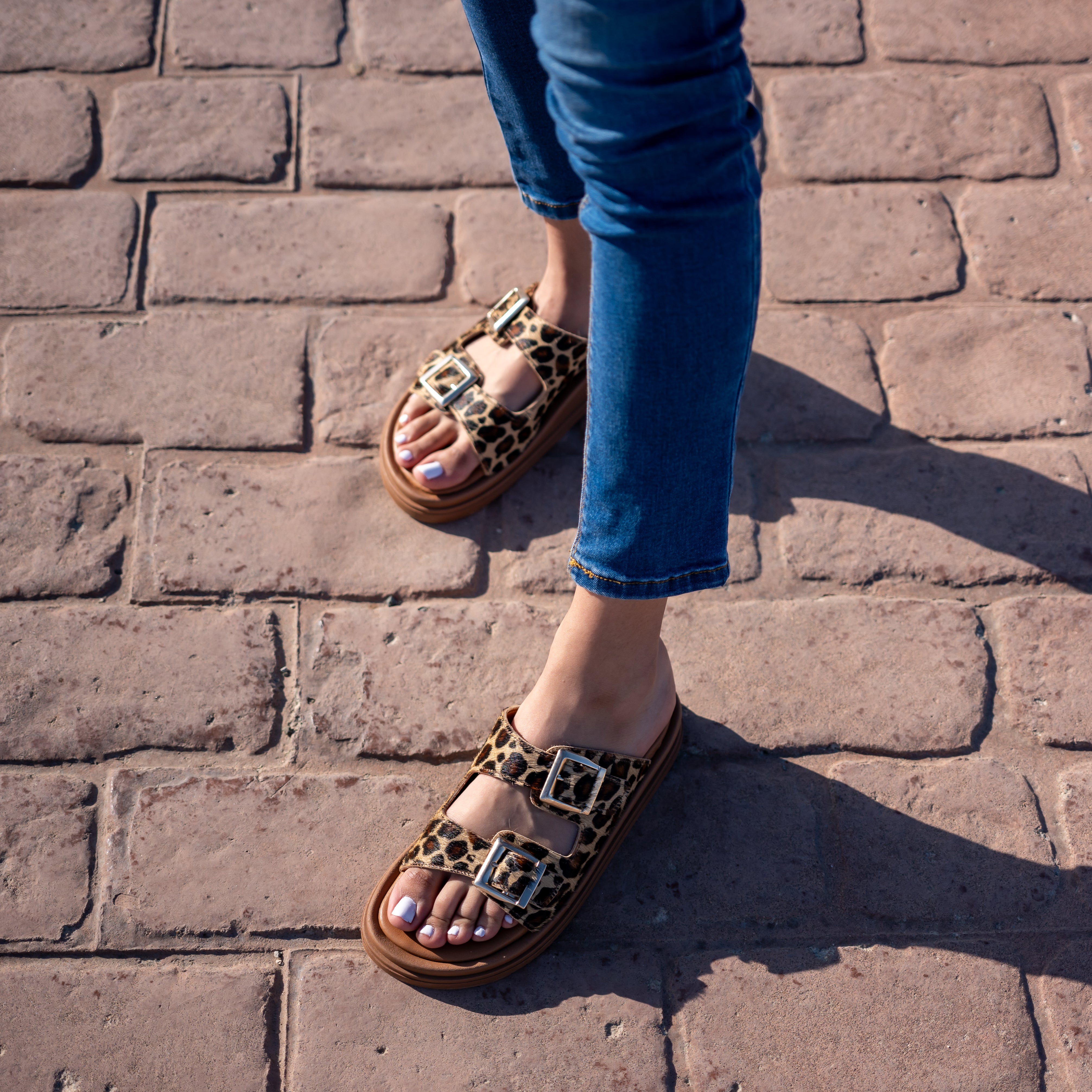 PAOLA Double Strap Sandals