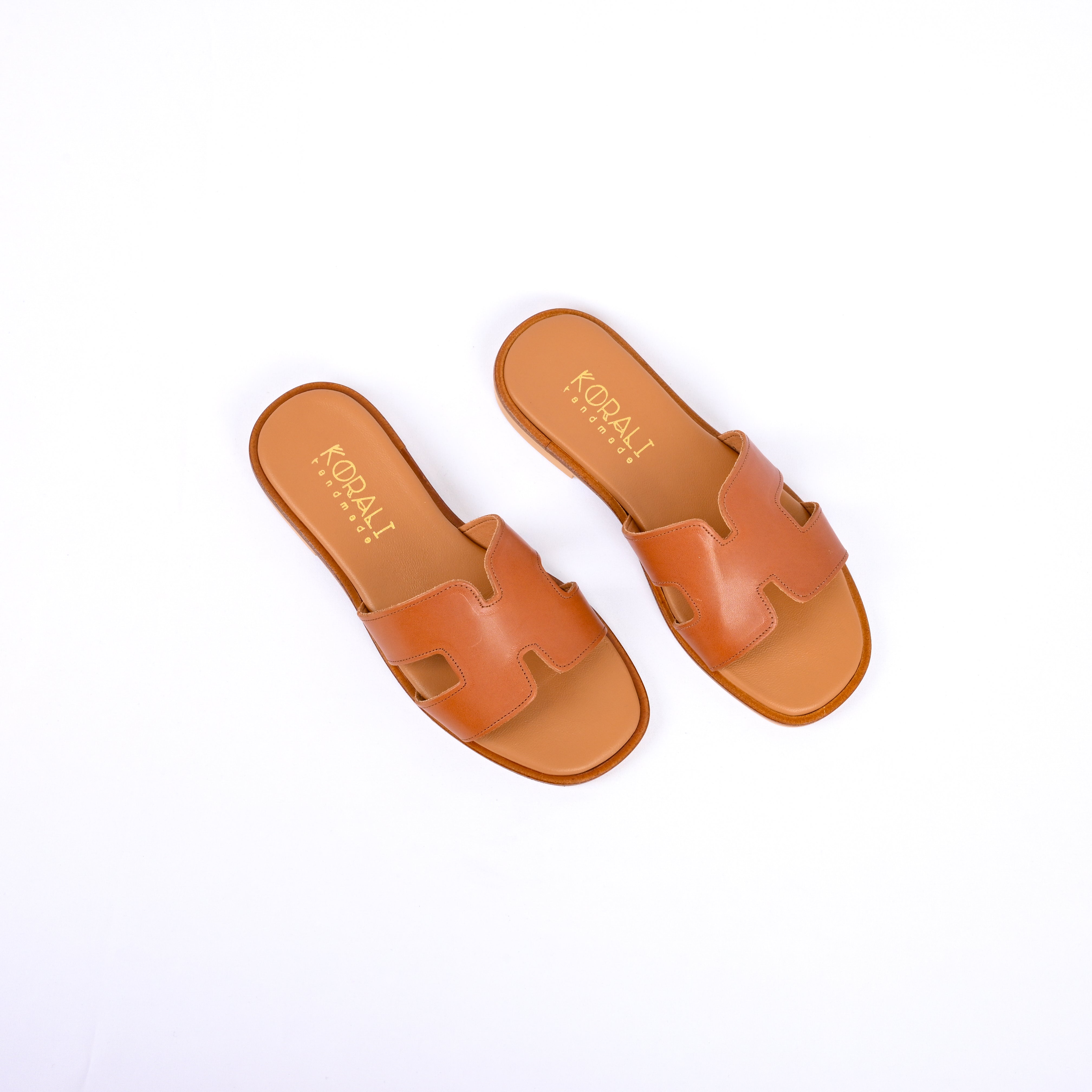 ALCYONE Minimalist Cutout Slip-On Sandals
