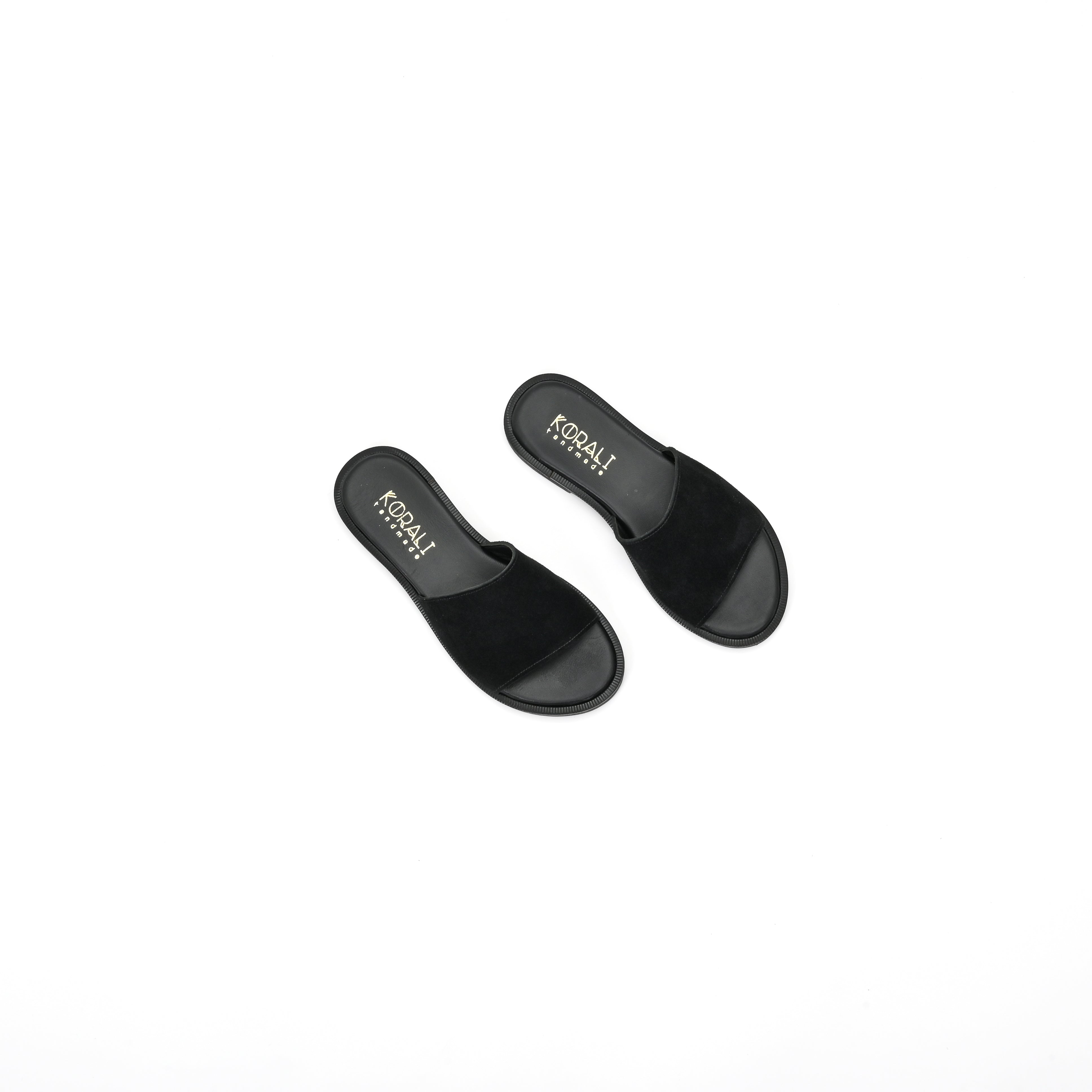 MYRTO Slip-On Suede Sandals