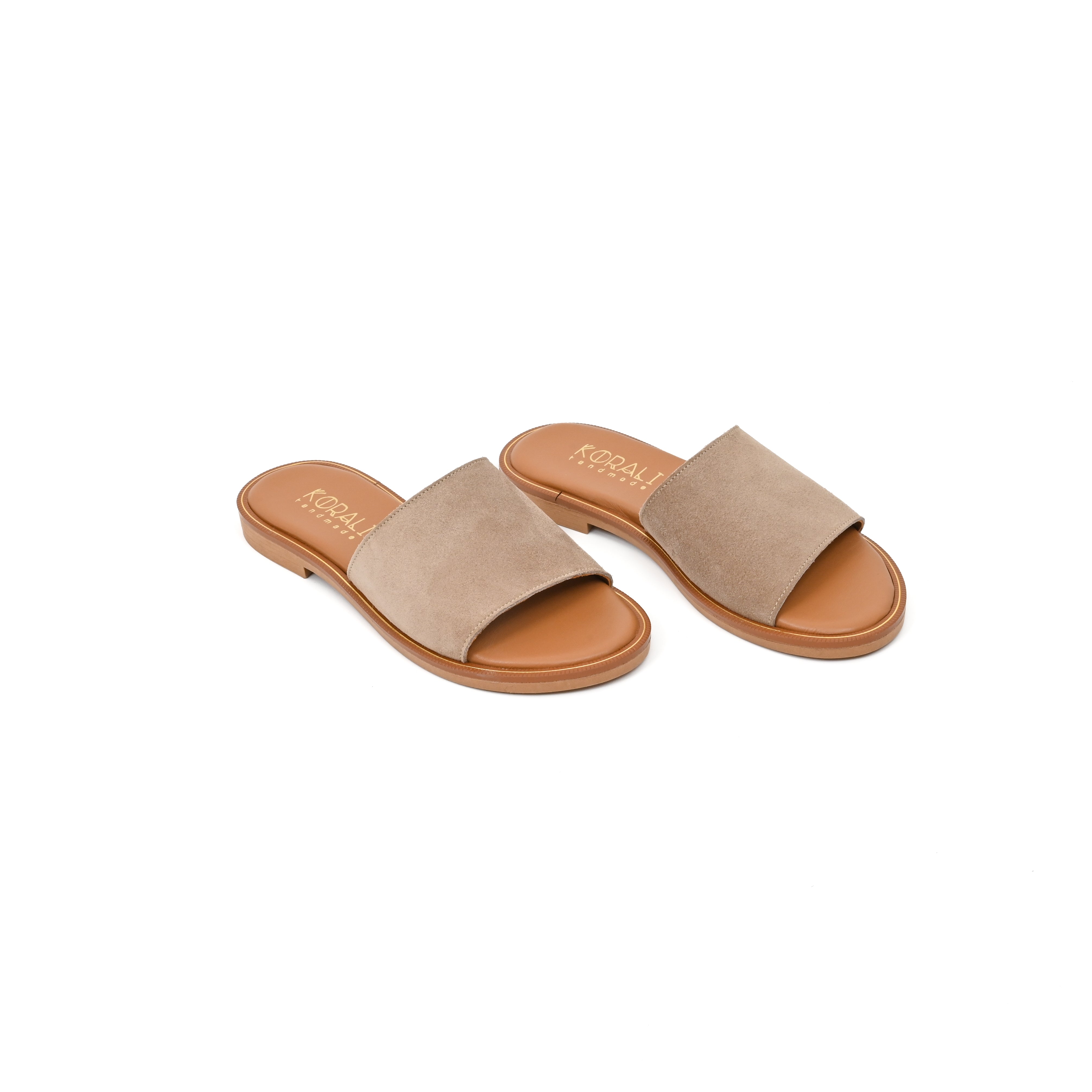 MYRTO Slip-On Suede Sandals