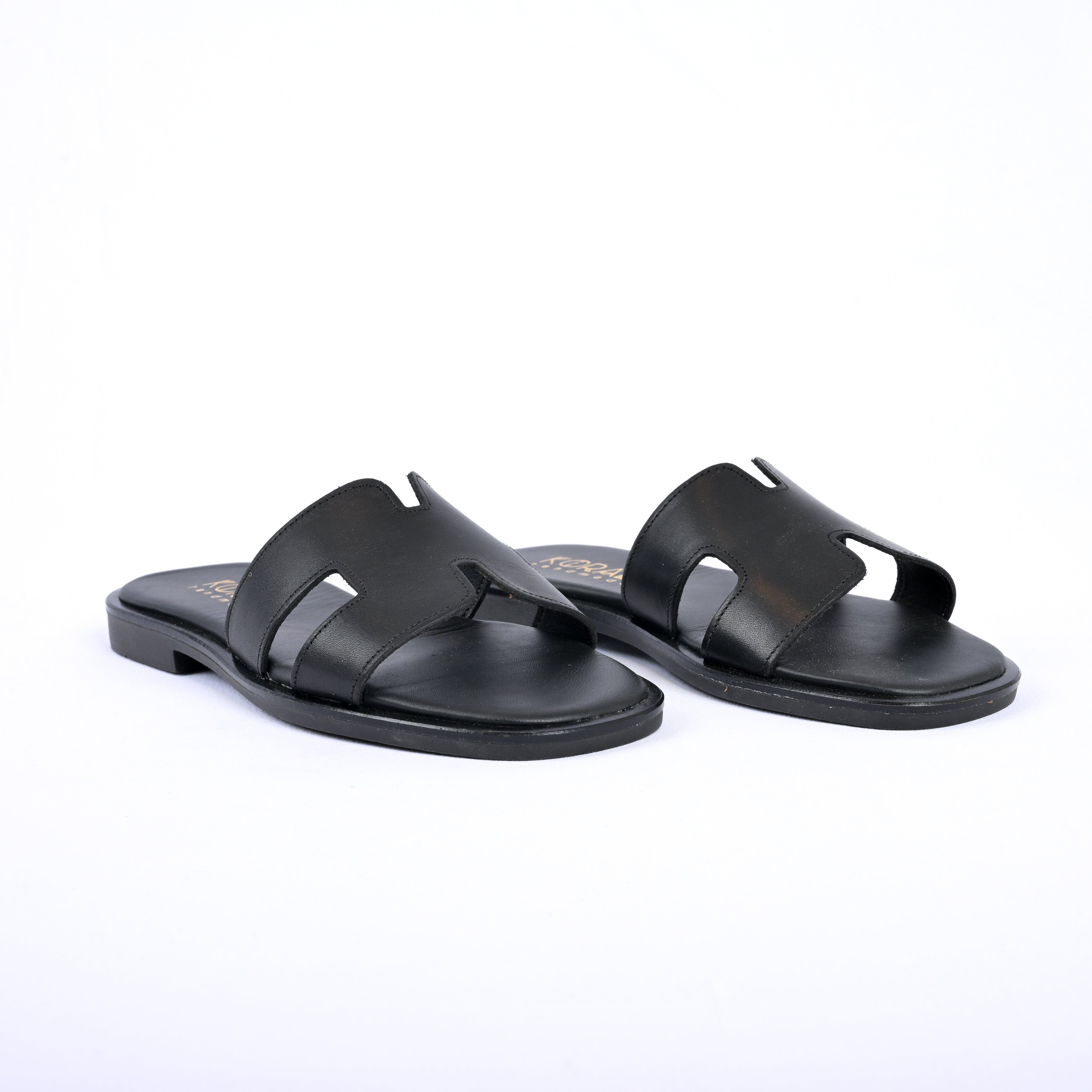 ALCYONE Minimalist Cutout Slip-On Sandals