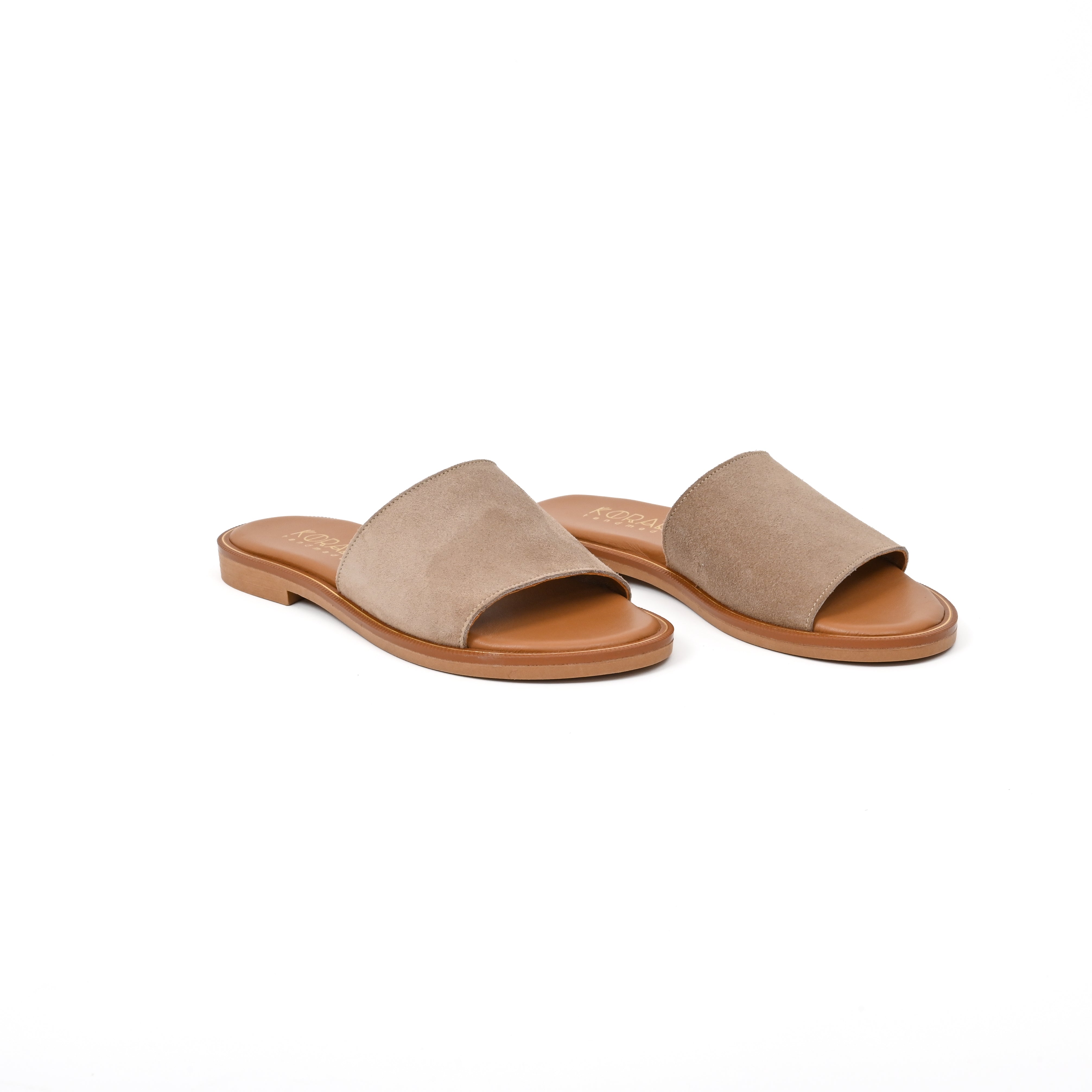 MYRTO Slip-On Suede Sandals