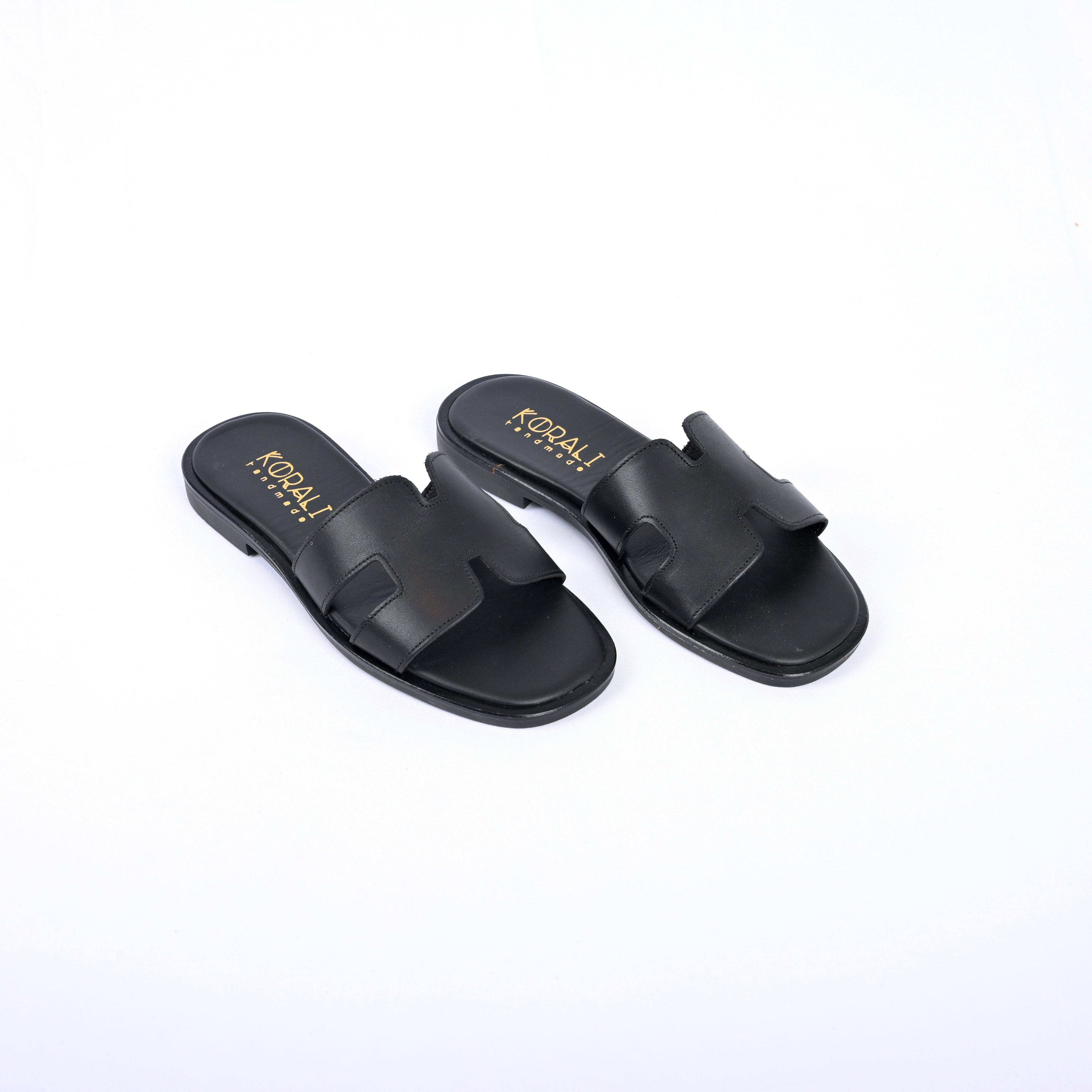 ALCYONE Minimalist Cutout Slip-On Sandals