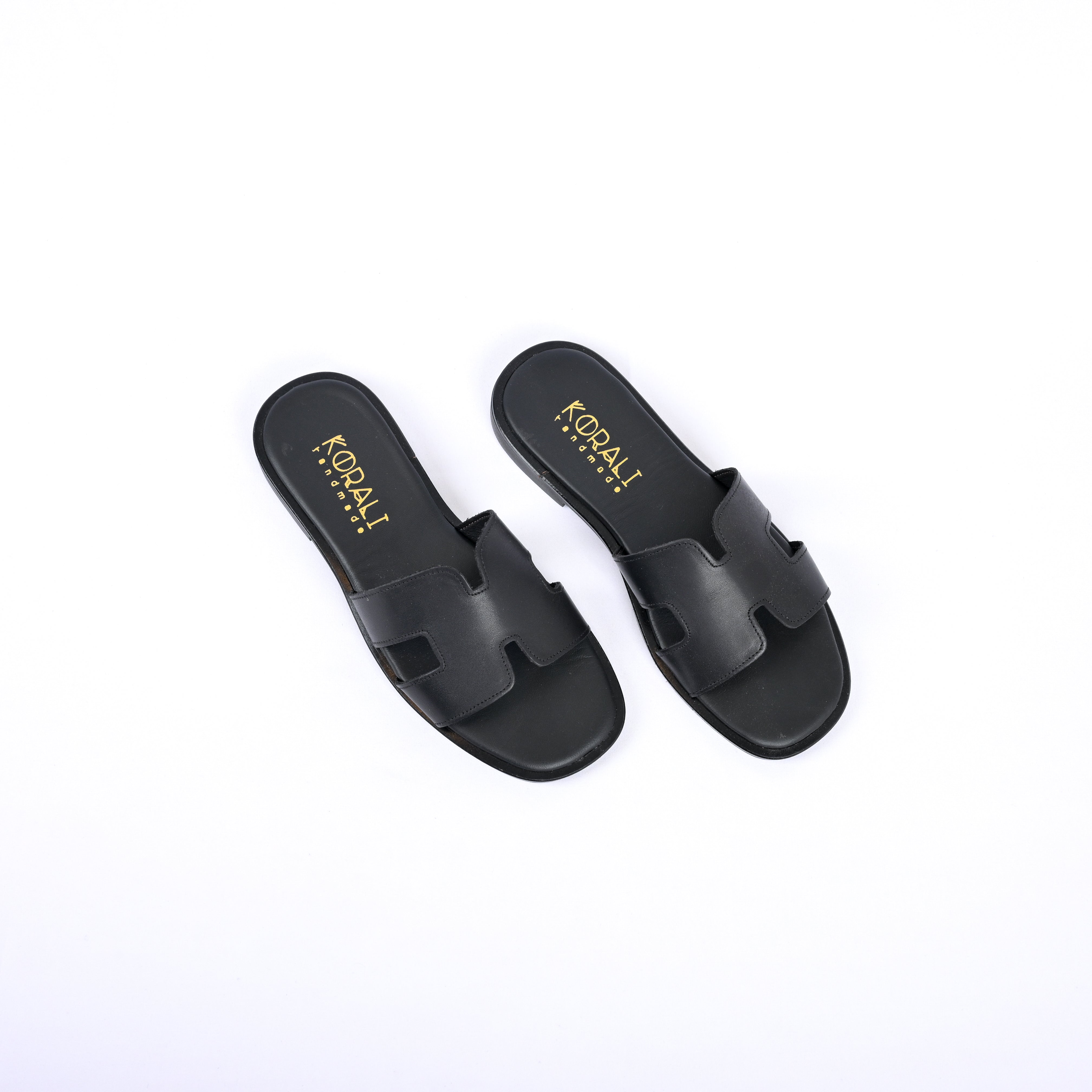 ALCYONE Minimalist Cutout Slip-On Sandals