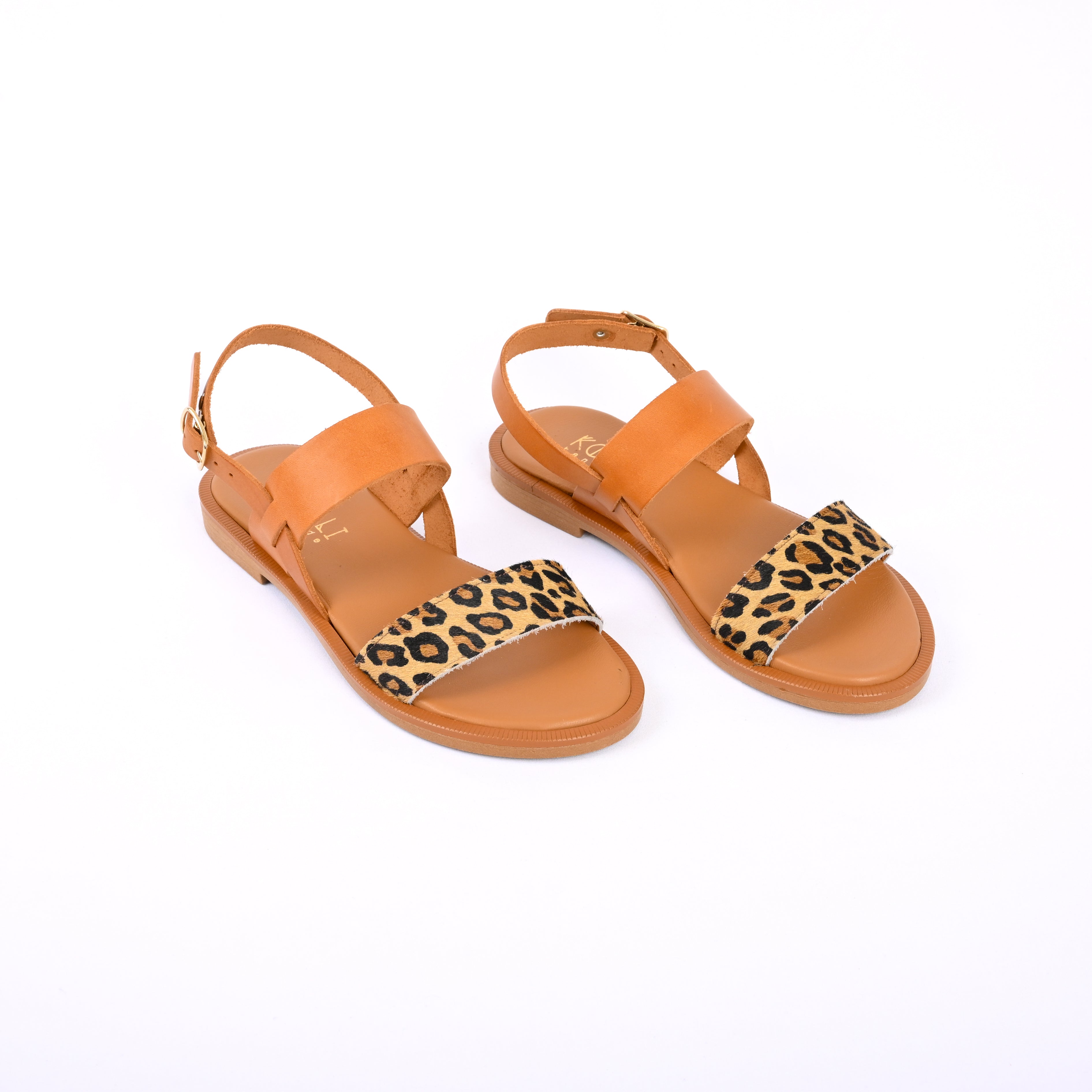 ELECTRA Double Strap Sling Back Sandals