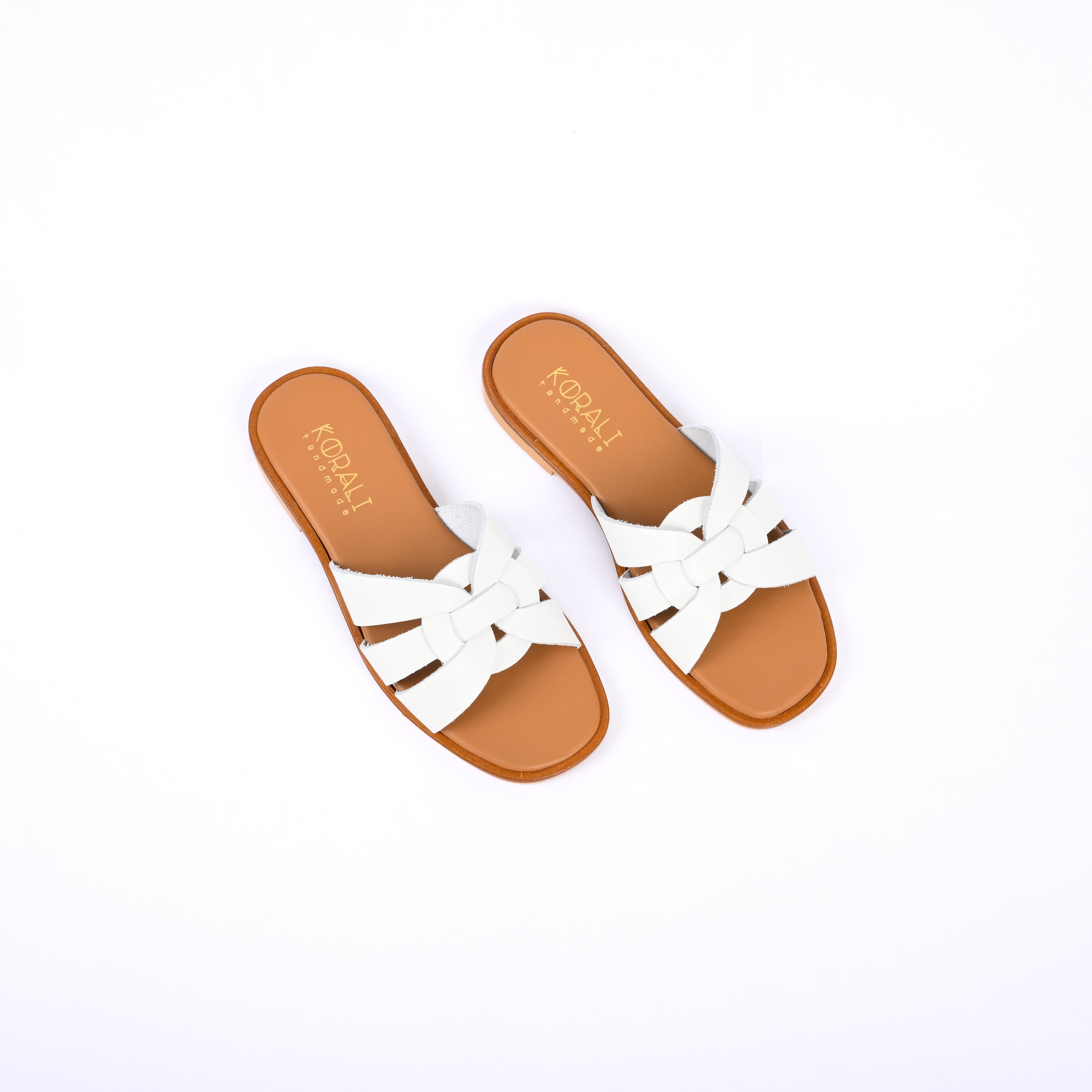 KEISI Knot-Detail Slip-On Sandals