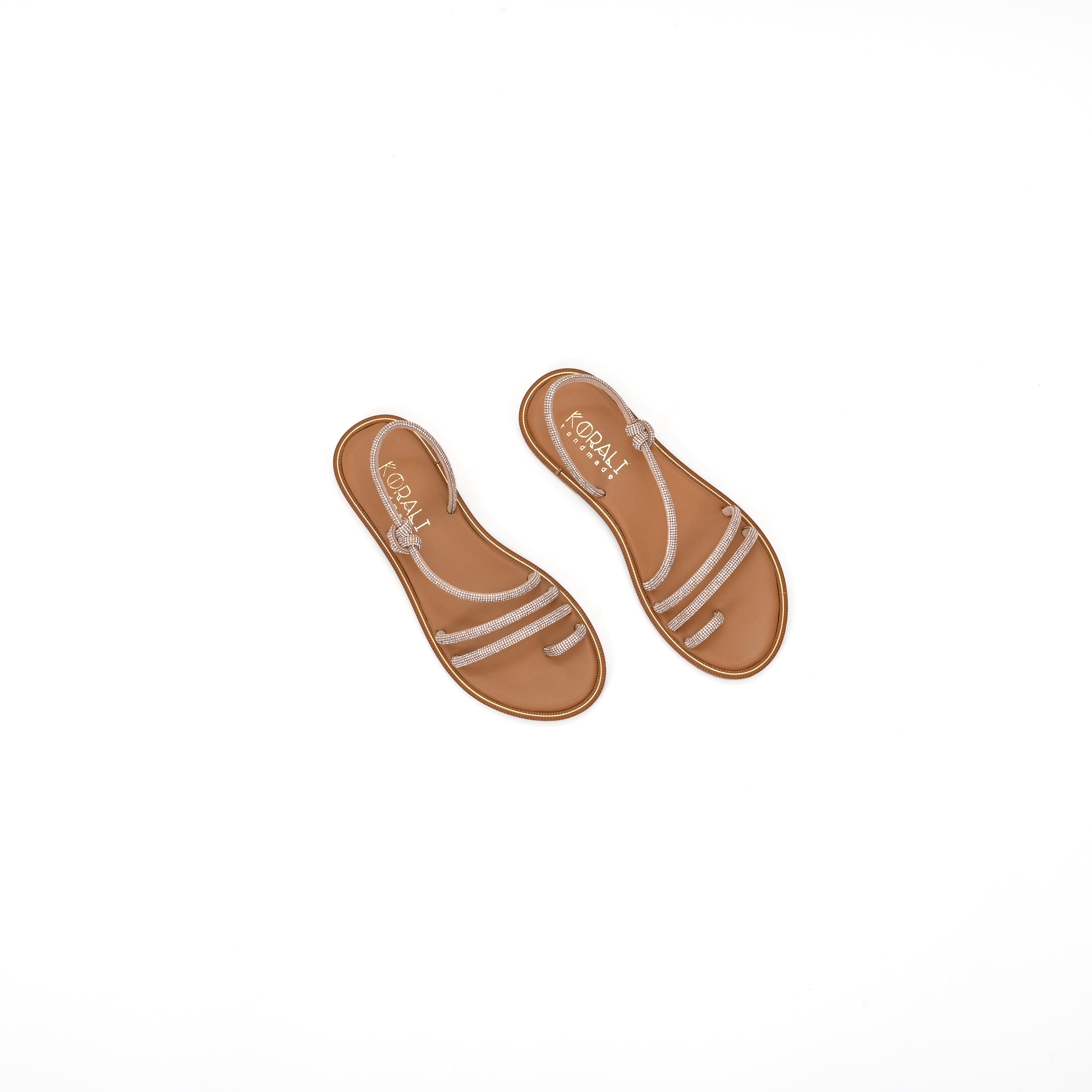 MARIA Leather Slip-On Sandals