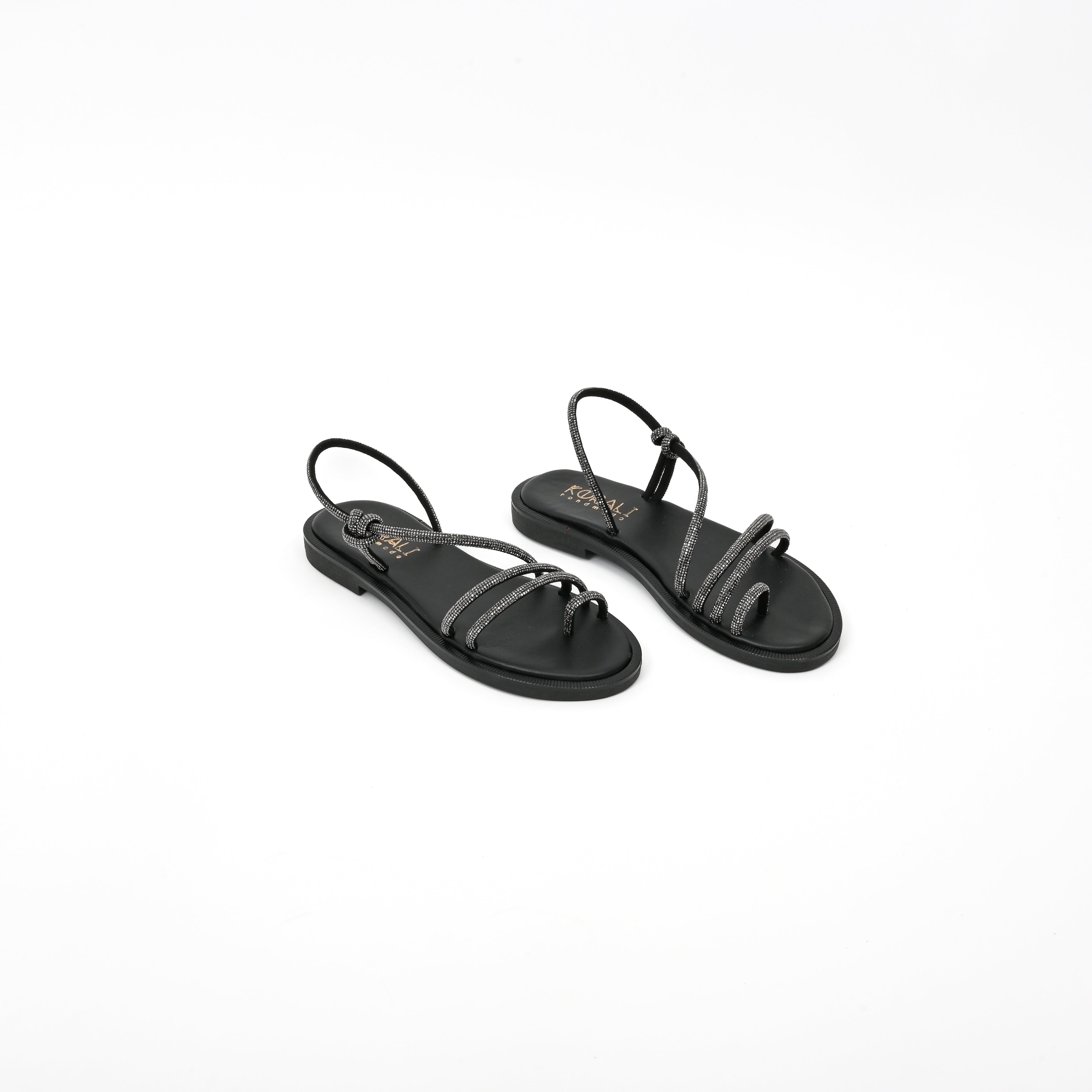 MARIA Leather Slip-On Sandals