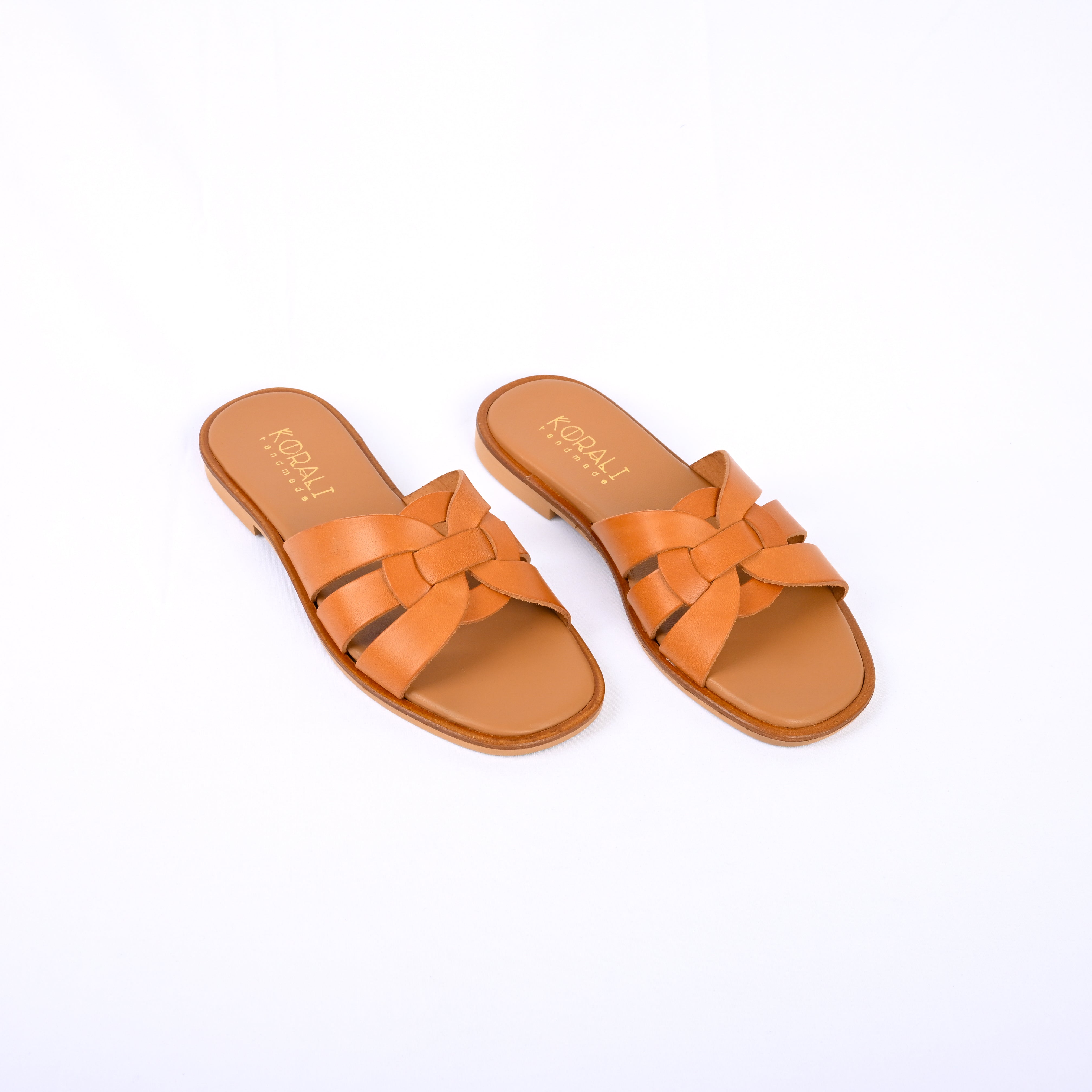 KEISI Knot-Detail Slip-On Sandals