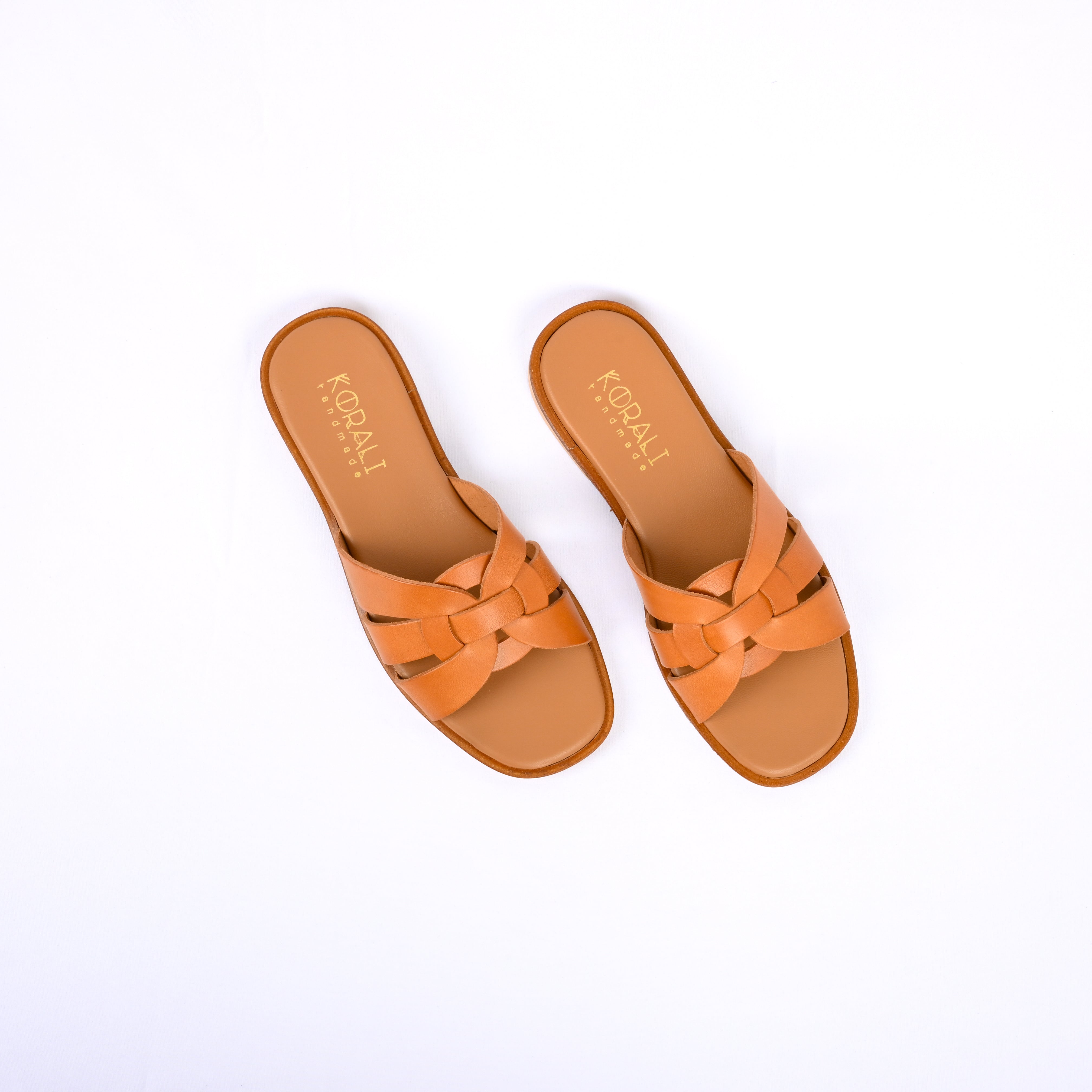 KEISI Knot-Detail Slip-On Sandals