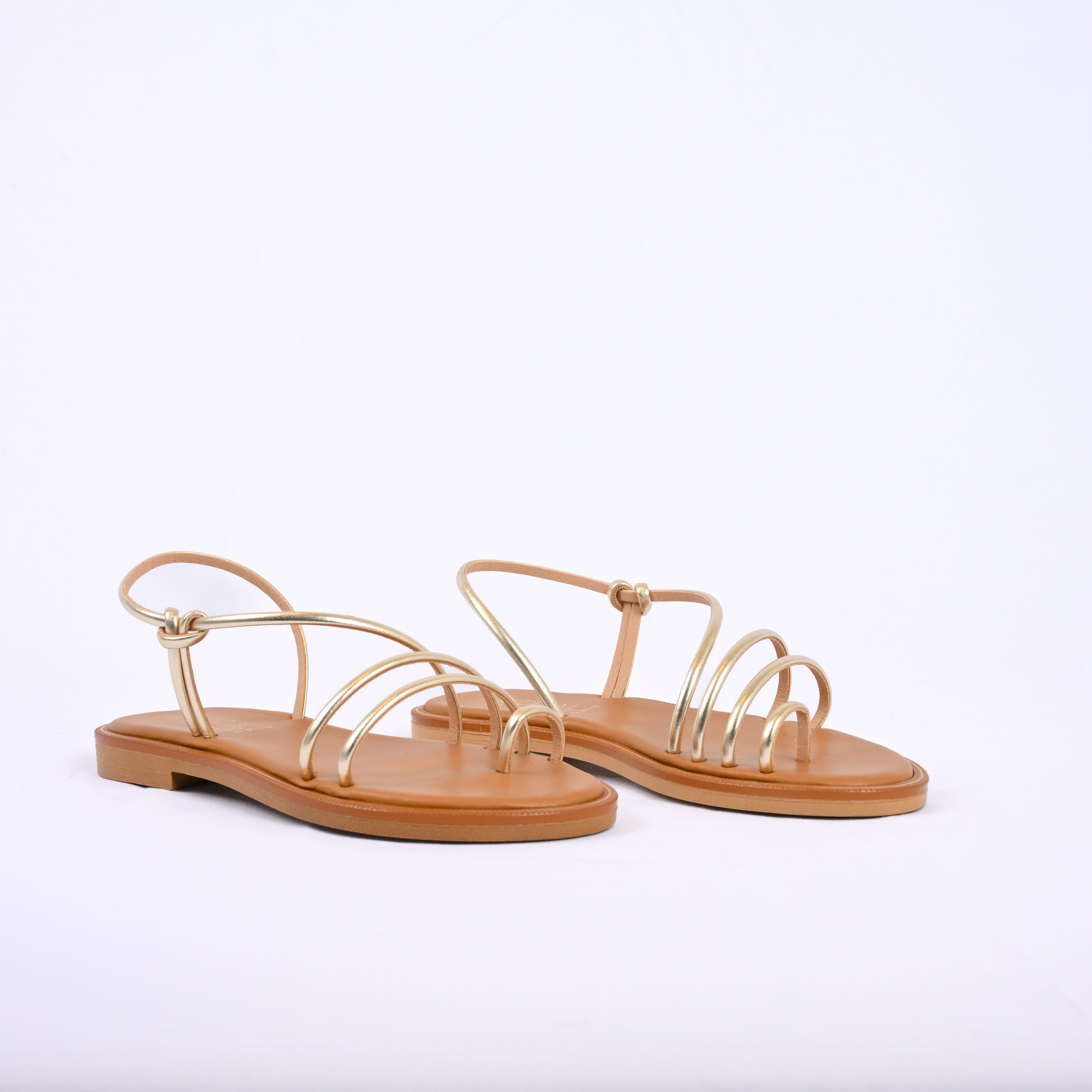 ANTHEMIS Multi-Strap Toe Loop Sandal