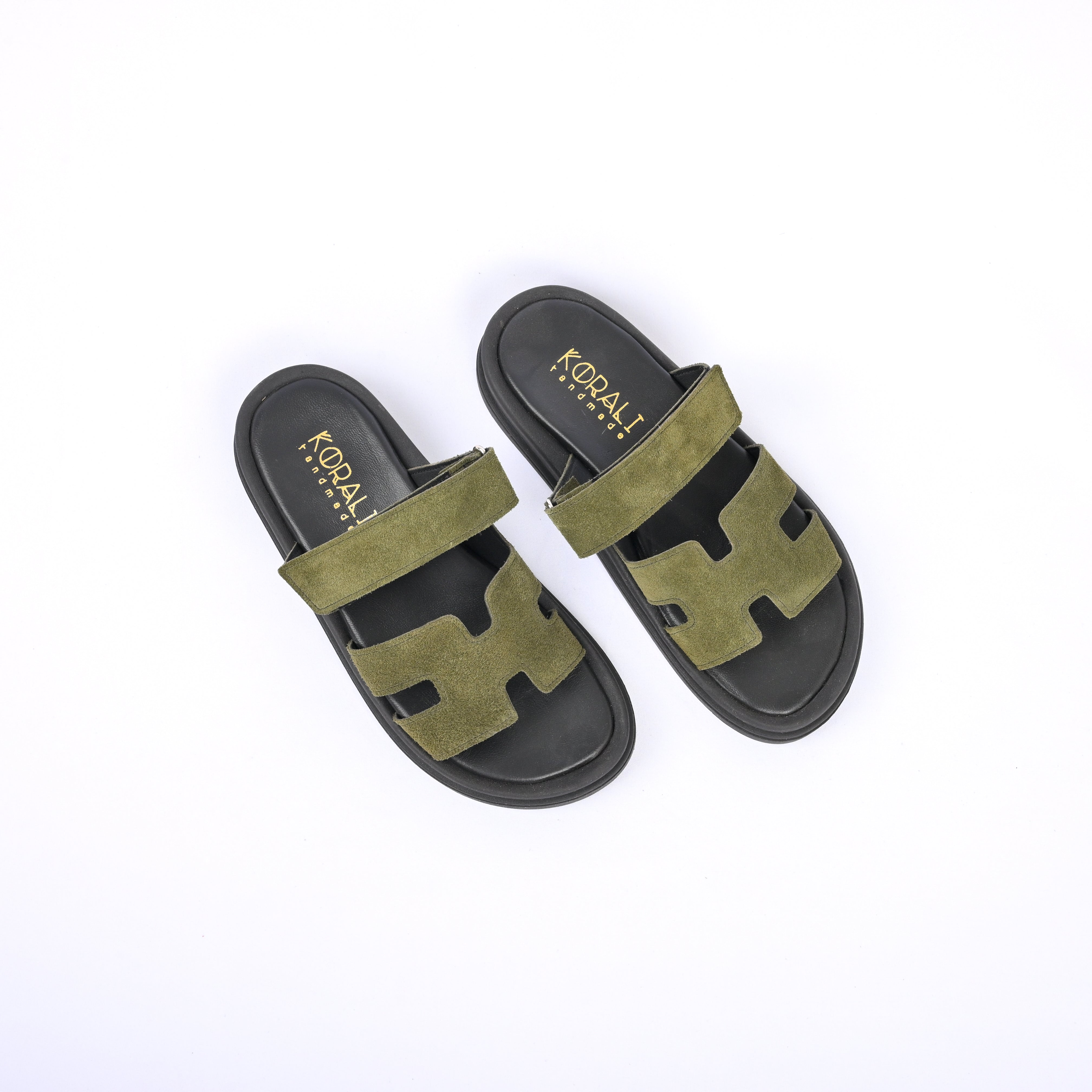 ISMINI Suede H-Cut Slides