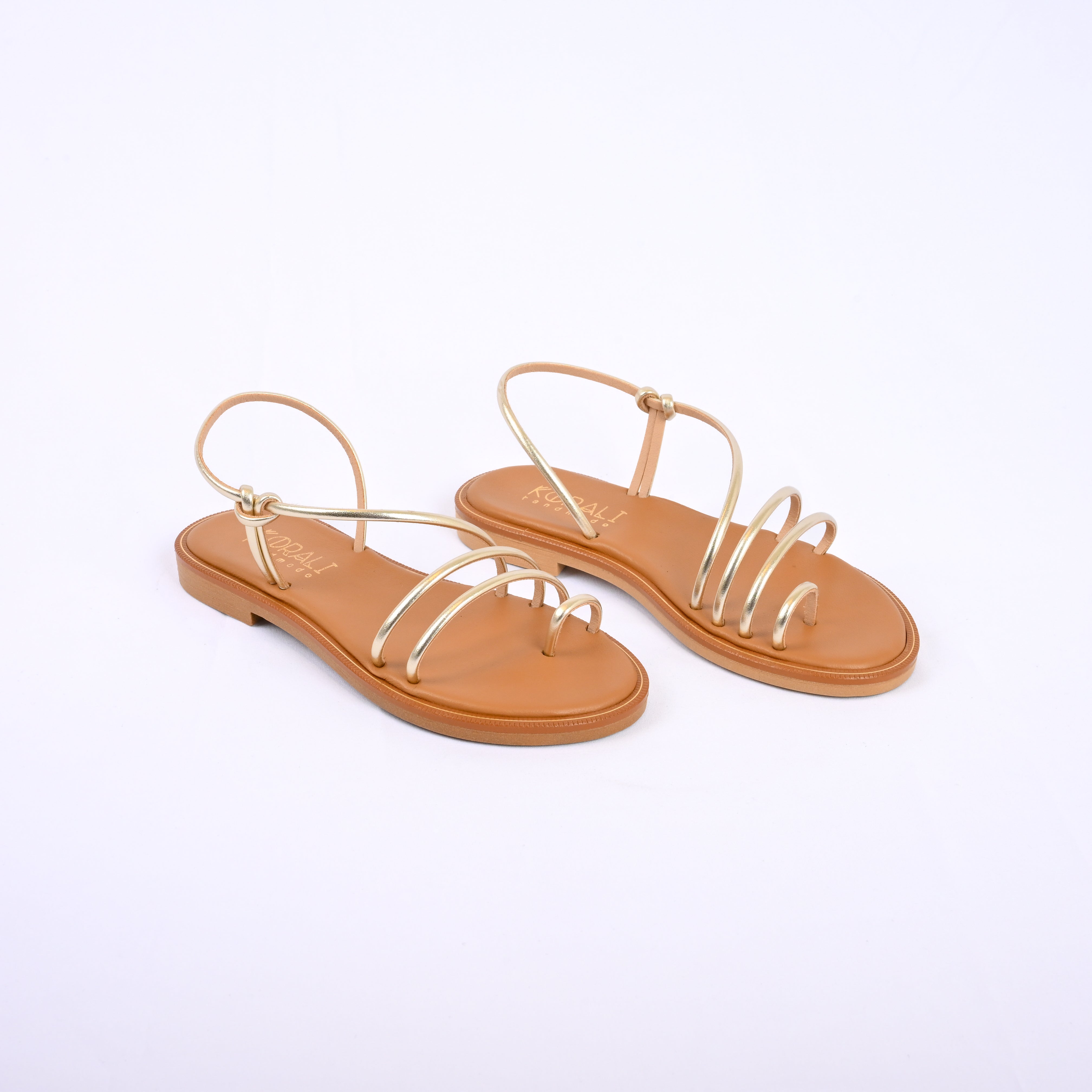 ANTHEMIS Multi-Strap Toe Loop Sandal