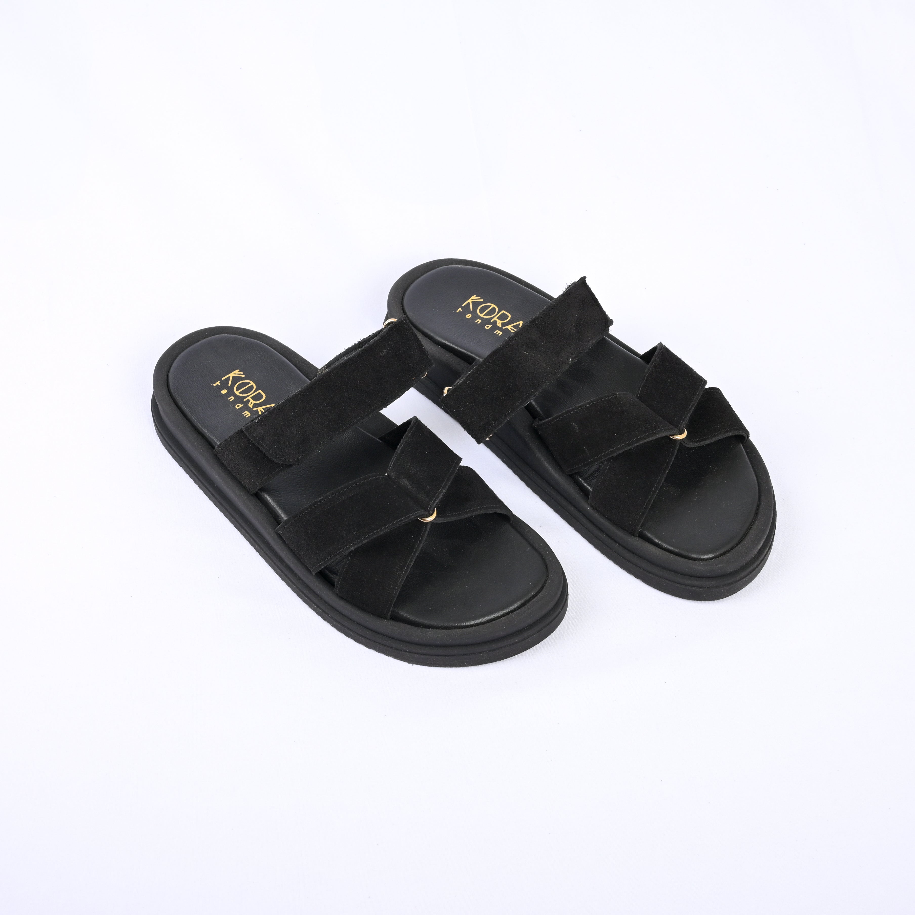 CHLOE Butterfly Strap Suede Slides