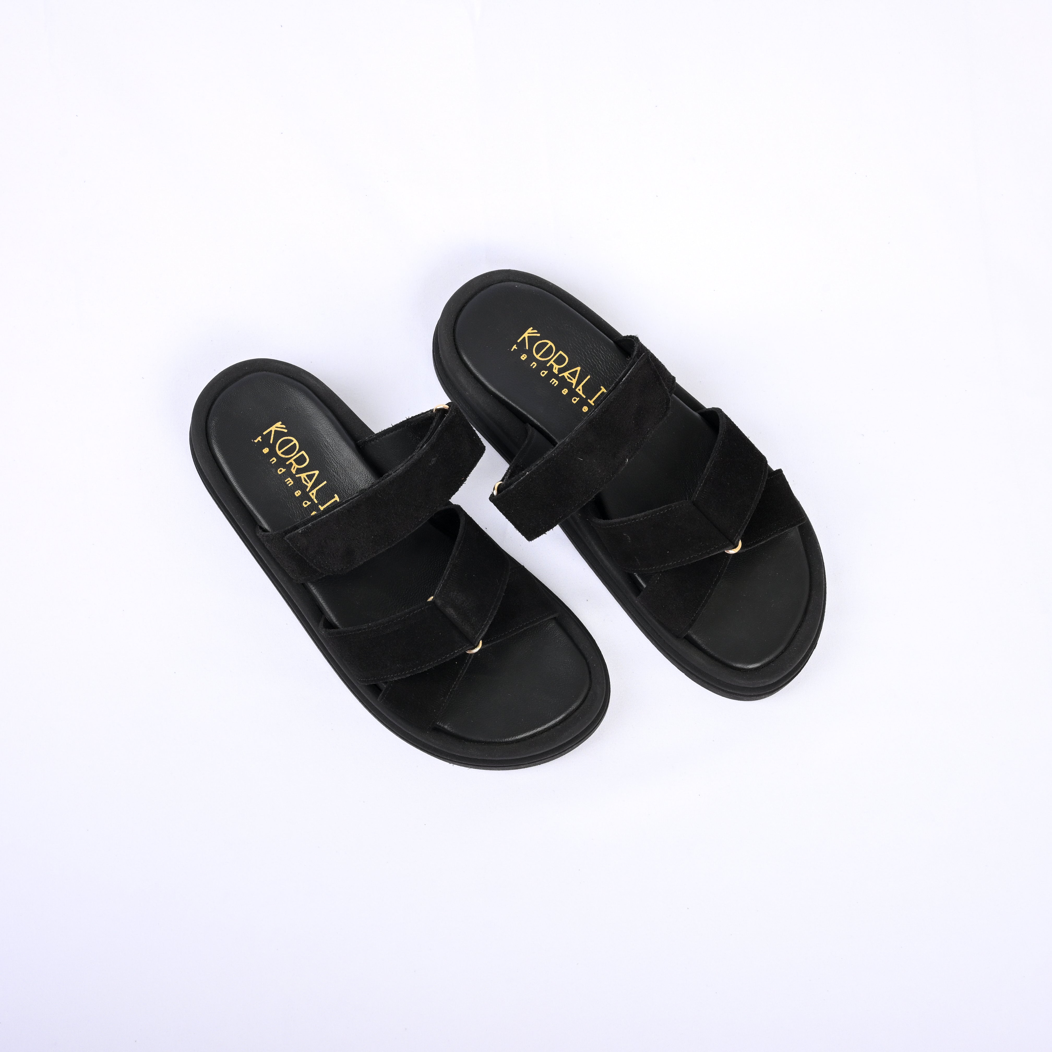 CHLOE Butterfly Strap Suede Slides