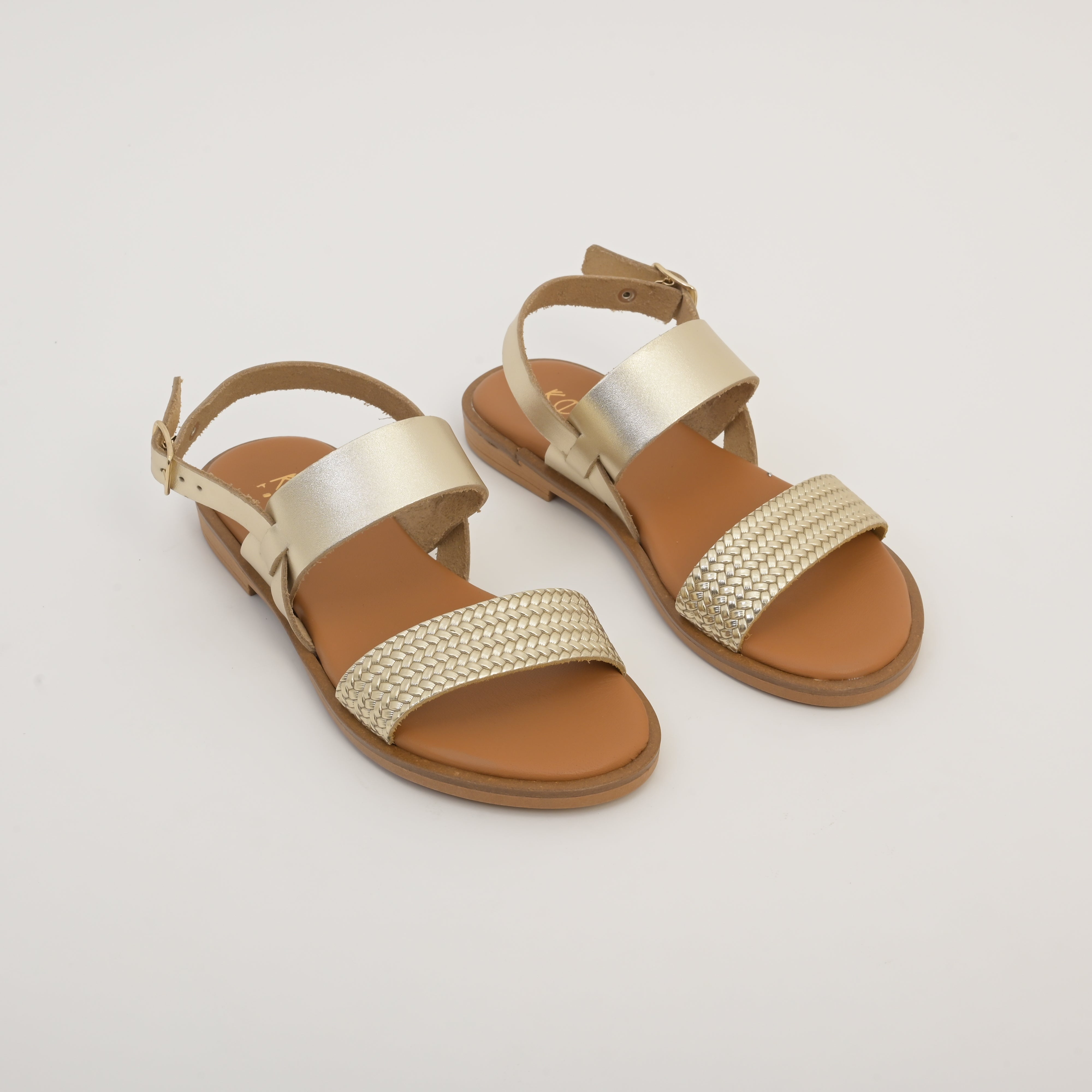 ELECTRA Double Strap Sling Back Sandals