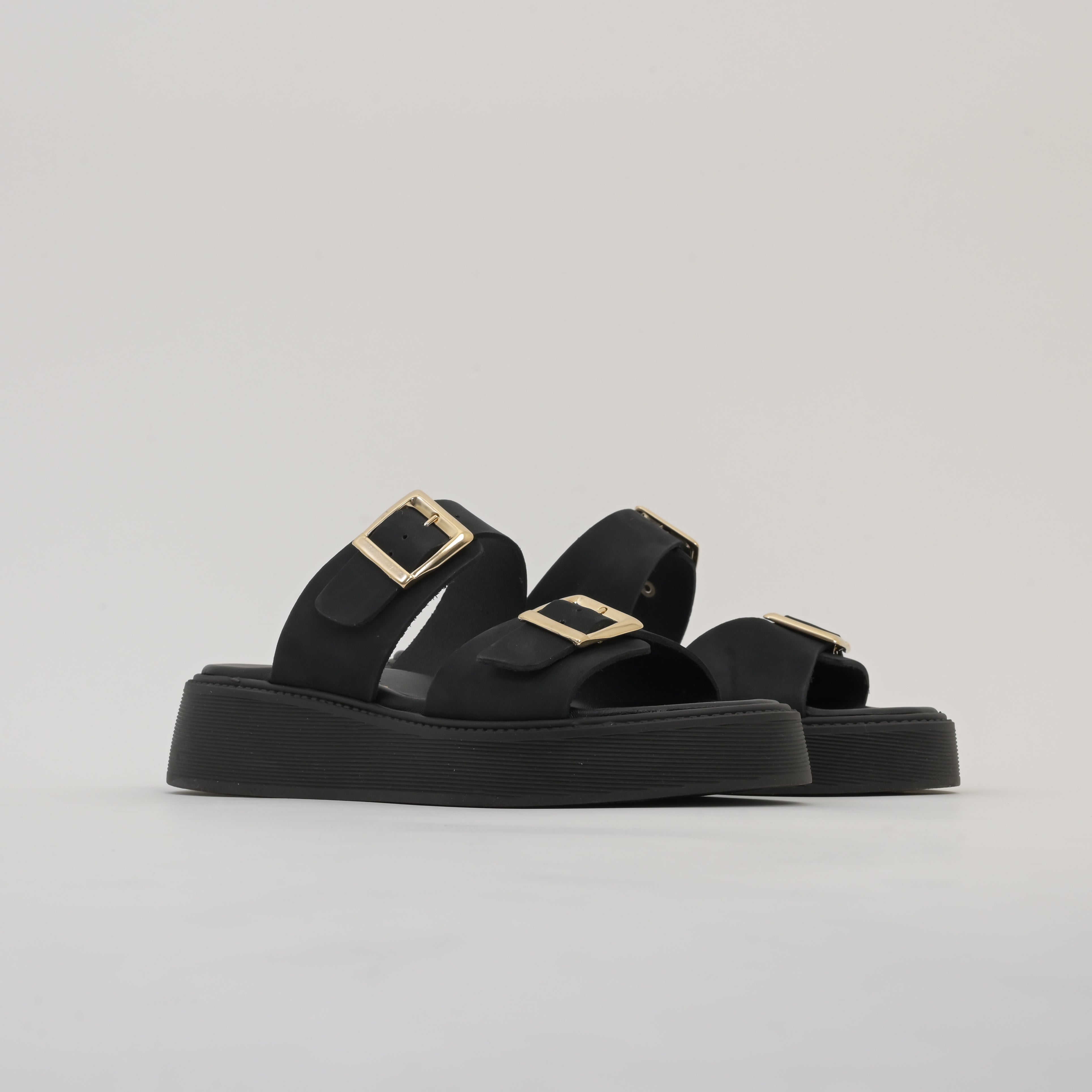 HERA Double Strap Flatforms
